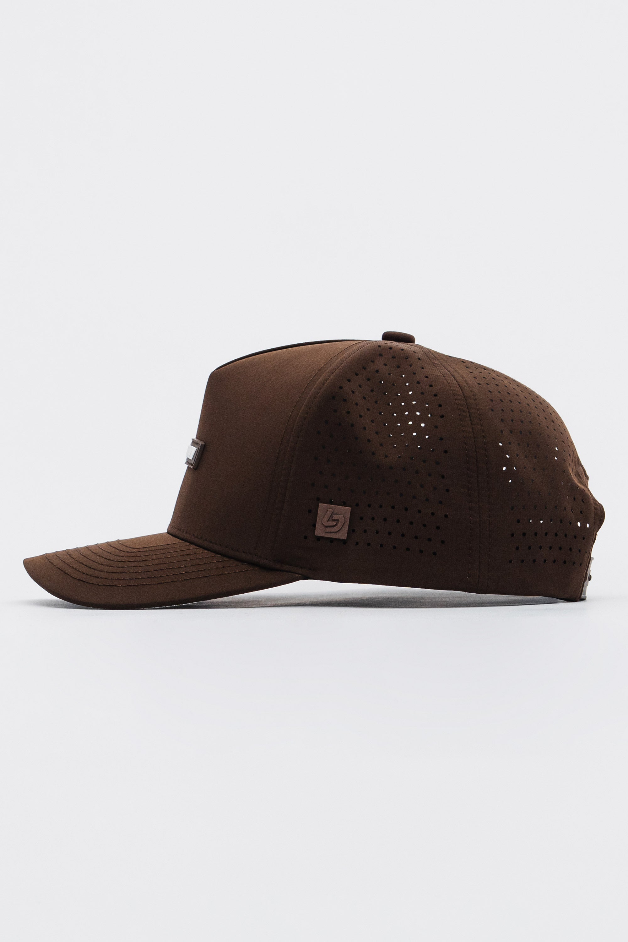 Locked Down Brands Premium Water Resistant ICON Logo Snapback - Coffee