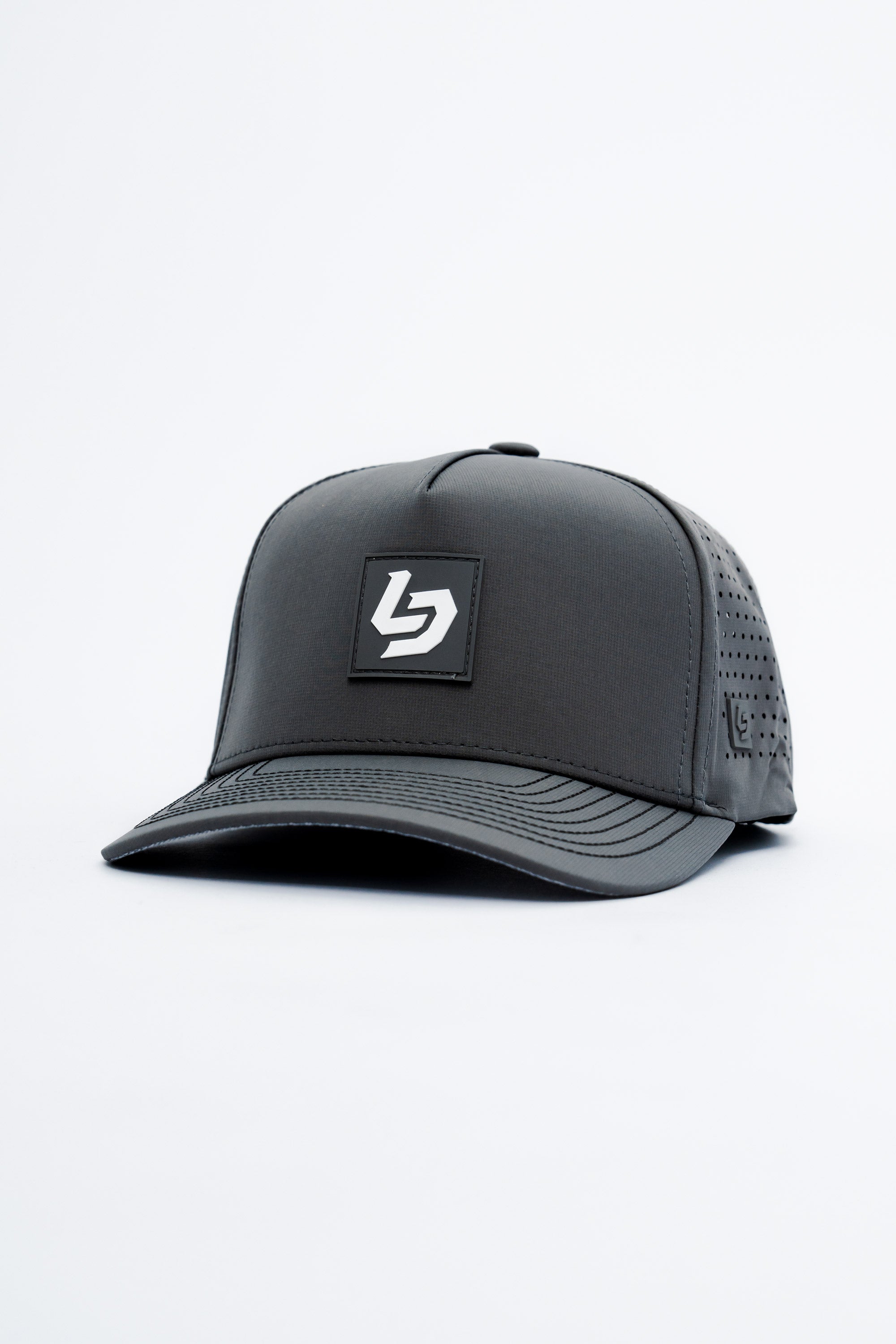 Locked Down Brands Premium Water Resistant ICON LD Snapback - Graphite