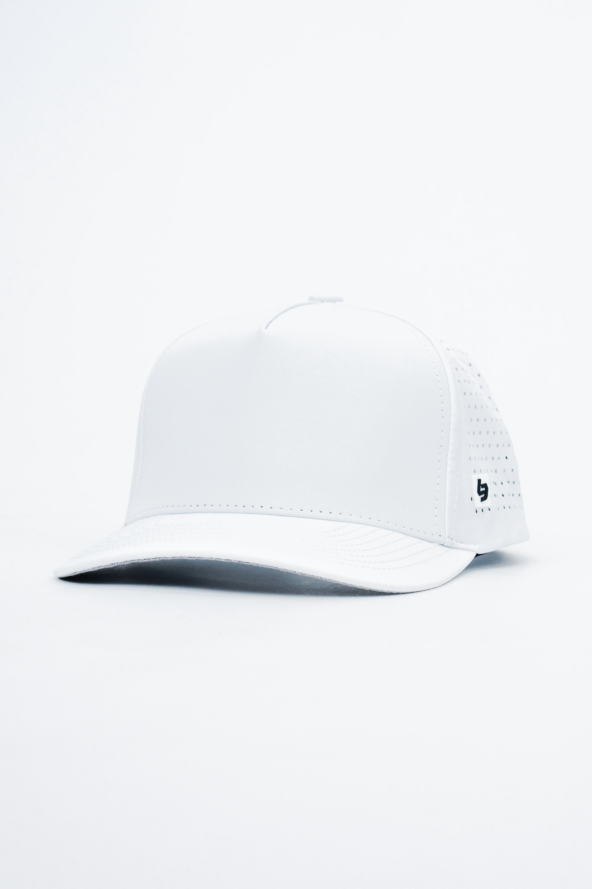 Locked Down Brands Premium Water Resistant ICON Snapback - White