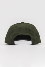 Locked Down Brands Premium Water Resistant ICON LD Snapback - Olive