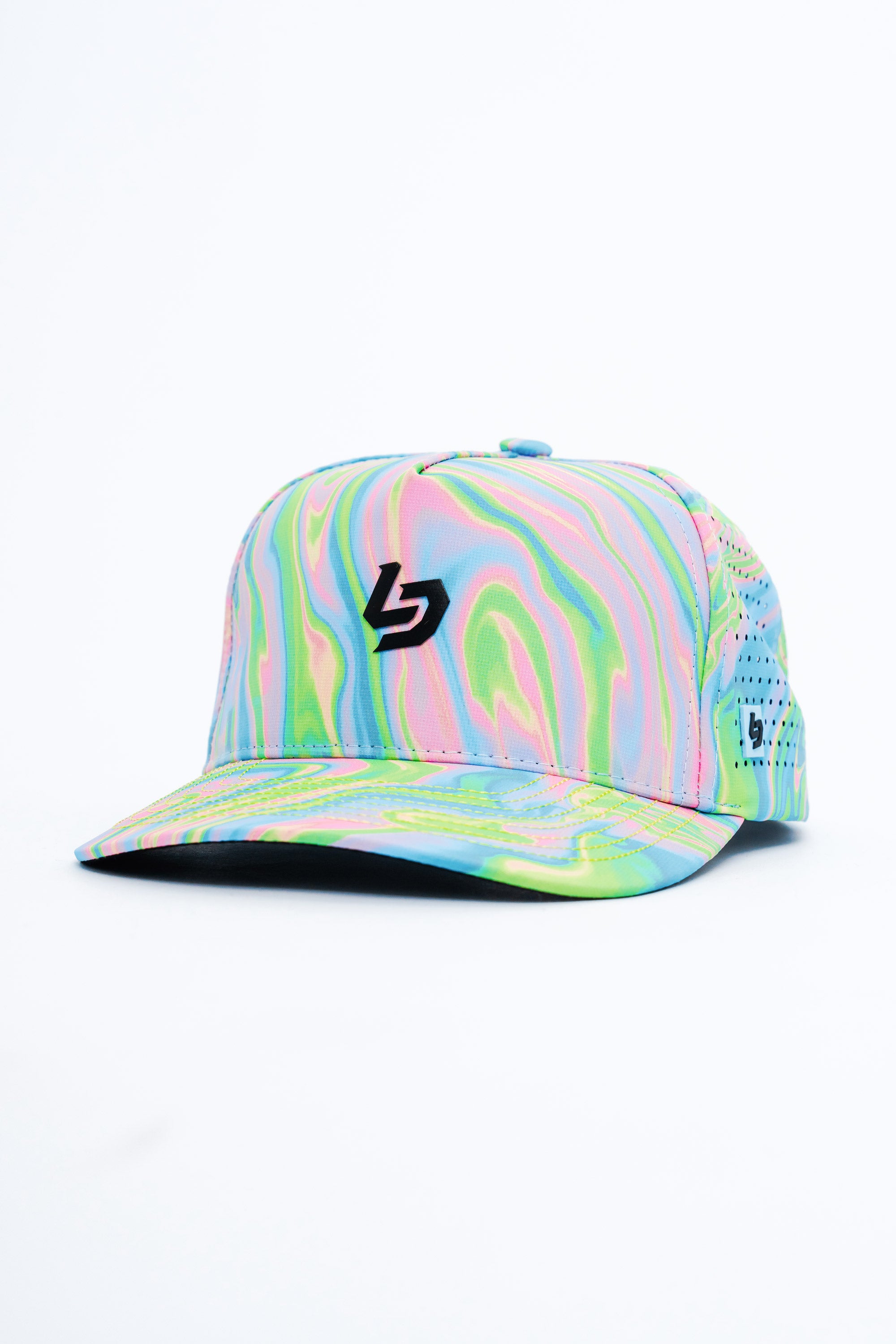 Locked Down Brands Premium Water Resistant ICON LD Limited Snapback - Rainbow