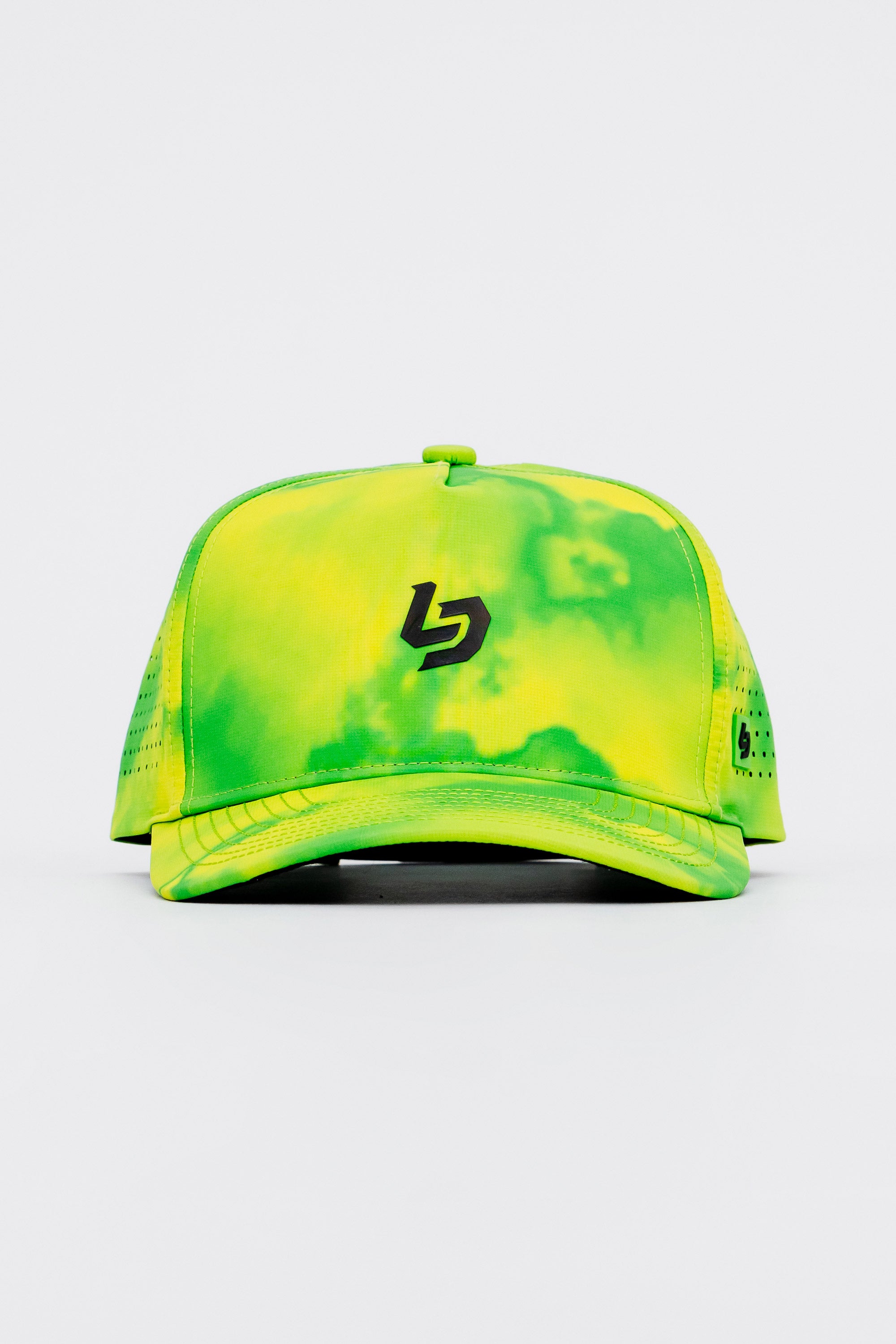 Locked Down Brands Premium Water Resistant ICON LD Limited Snapback - Fluro Acid