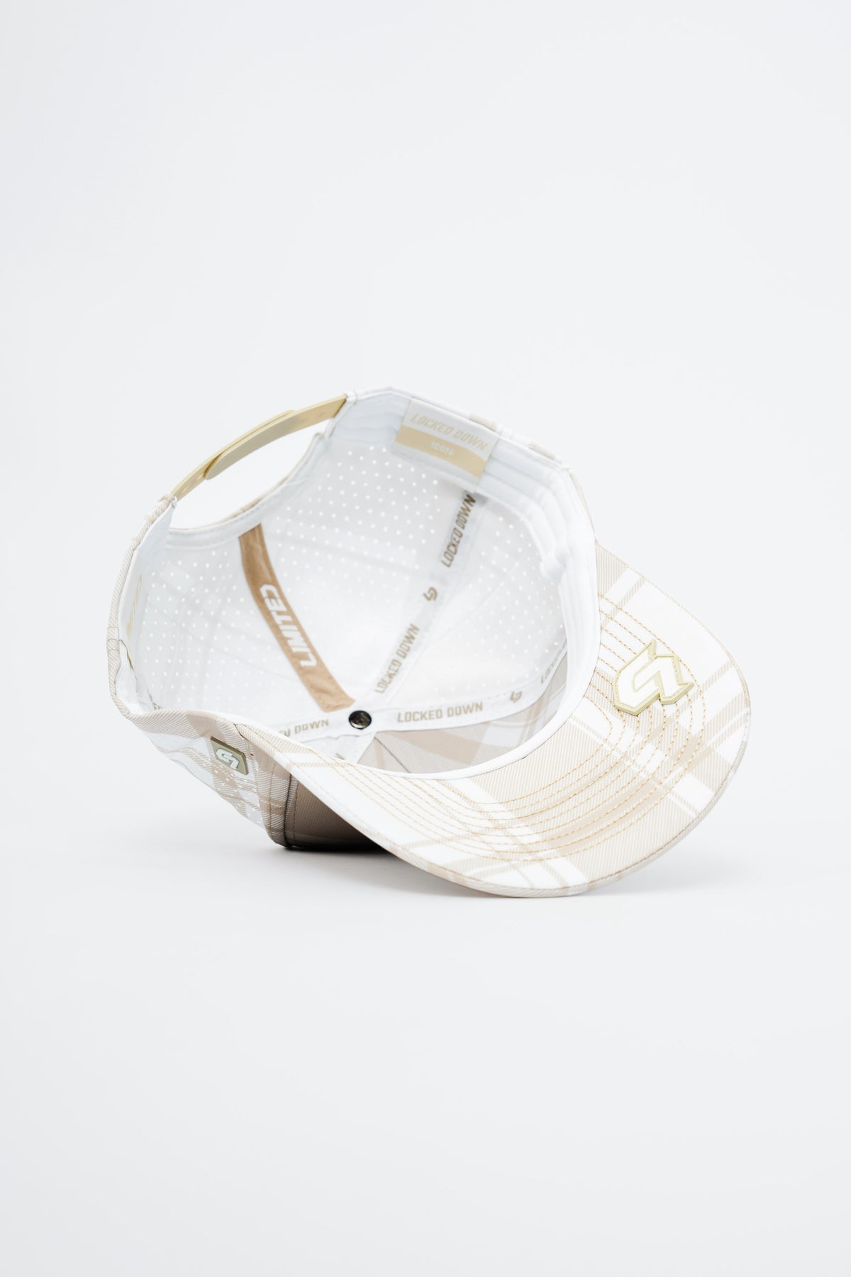 Locked Down Brands Premium Water Resistant ICON LD Limited Snapback - Plaid