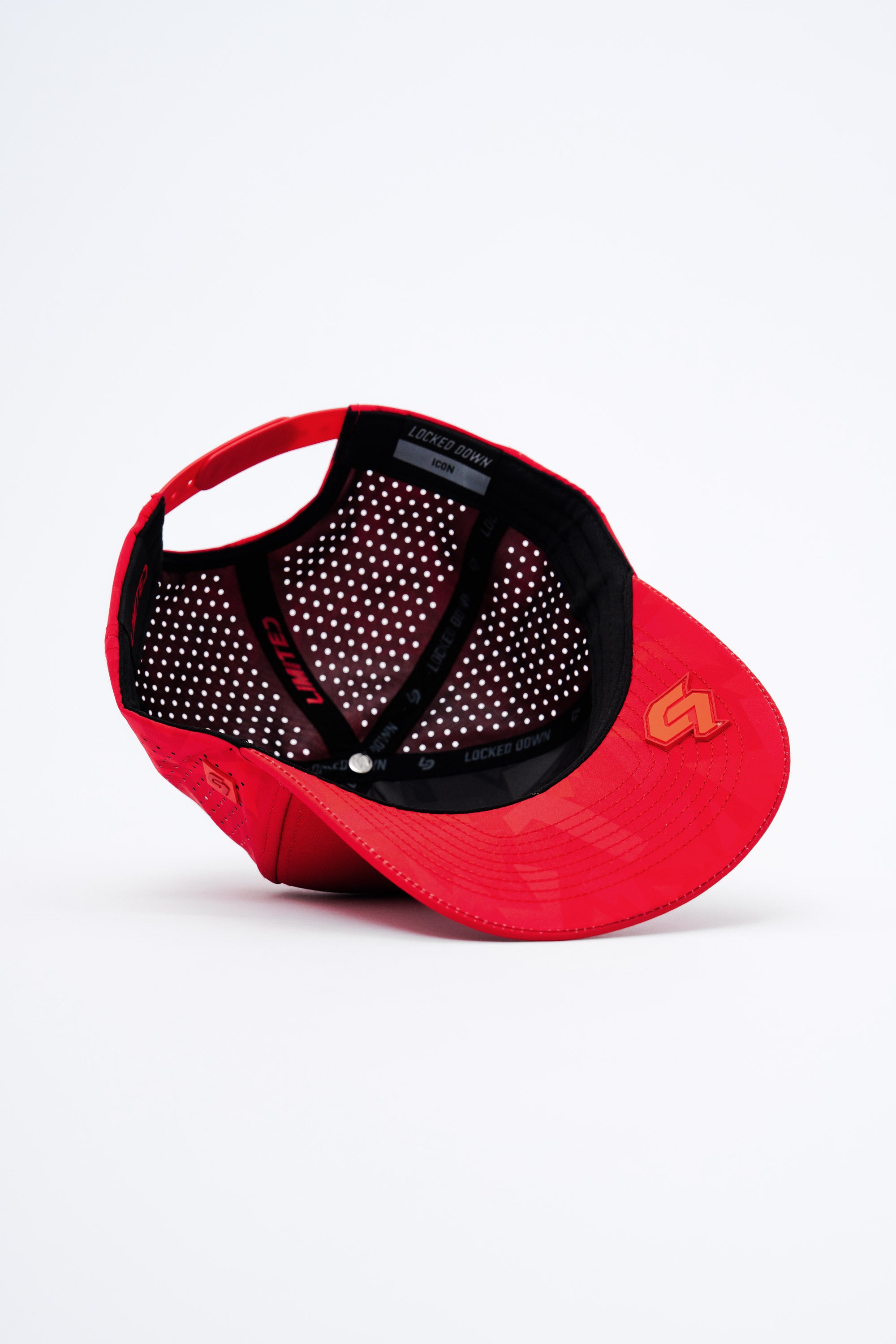 Locked Down Brands Premium Water Resistant ICON LD Limited Snapback - Sunflare