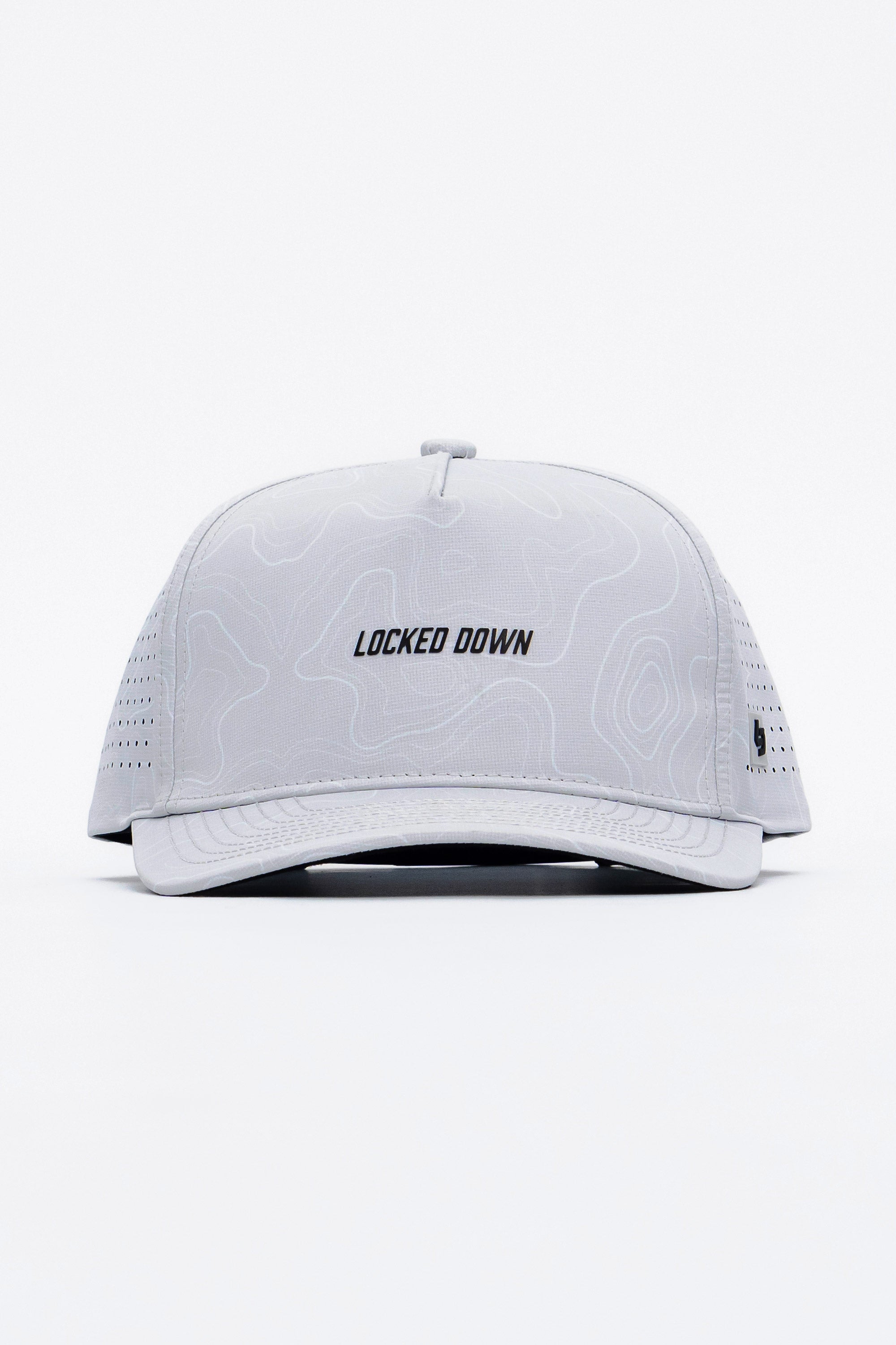 Locked Down Brands Premium Water Resistant ICON LD Limited Snapback - Topographic