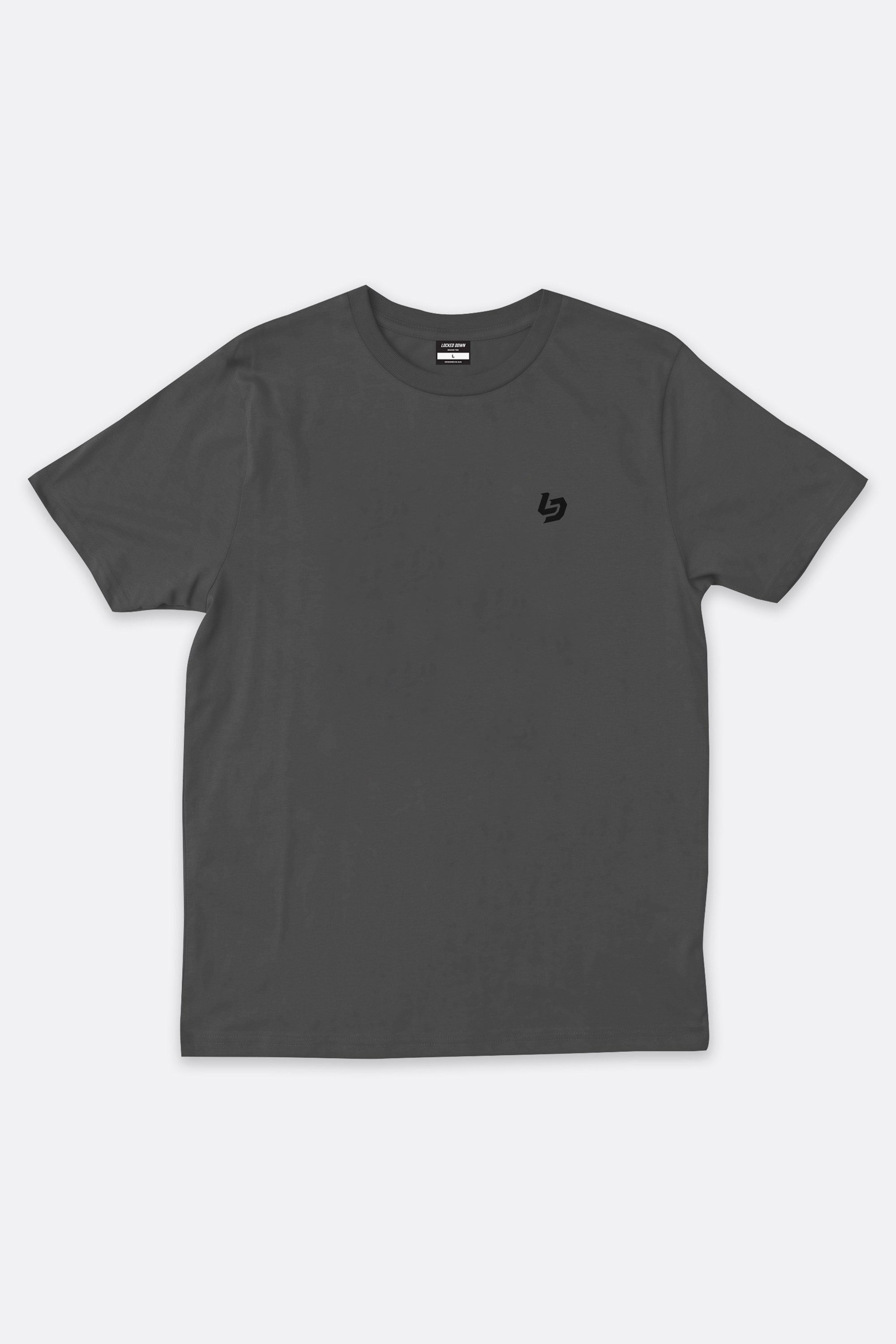 Locked Down Brands Premium Box Fit LD Tee - Granite