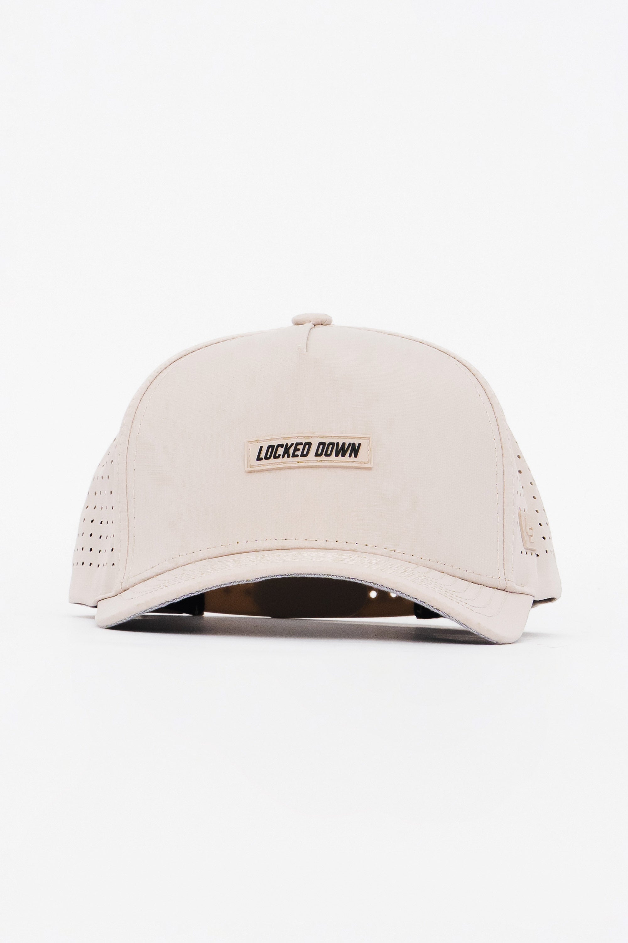 Locked Down Brands Premium Water Resistant ICON Logo Snapback - Bone