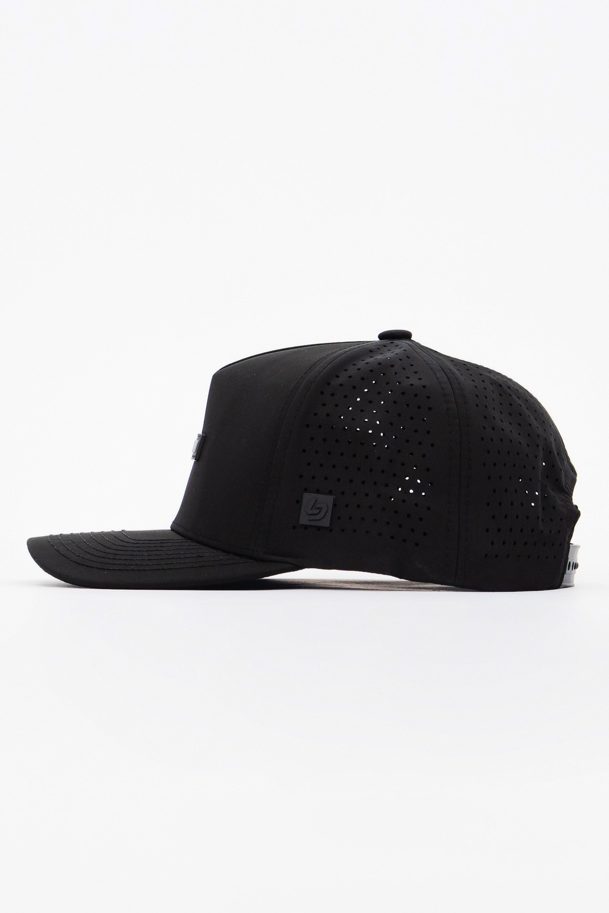 Locked Down Brands Premium Water Resistant ICON Logo Snapback - Blackout