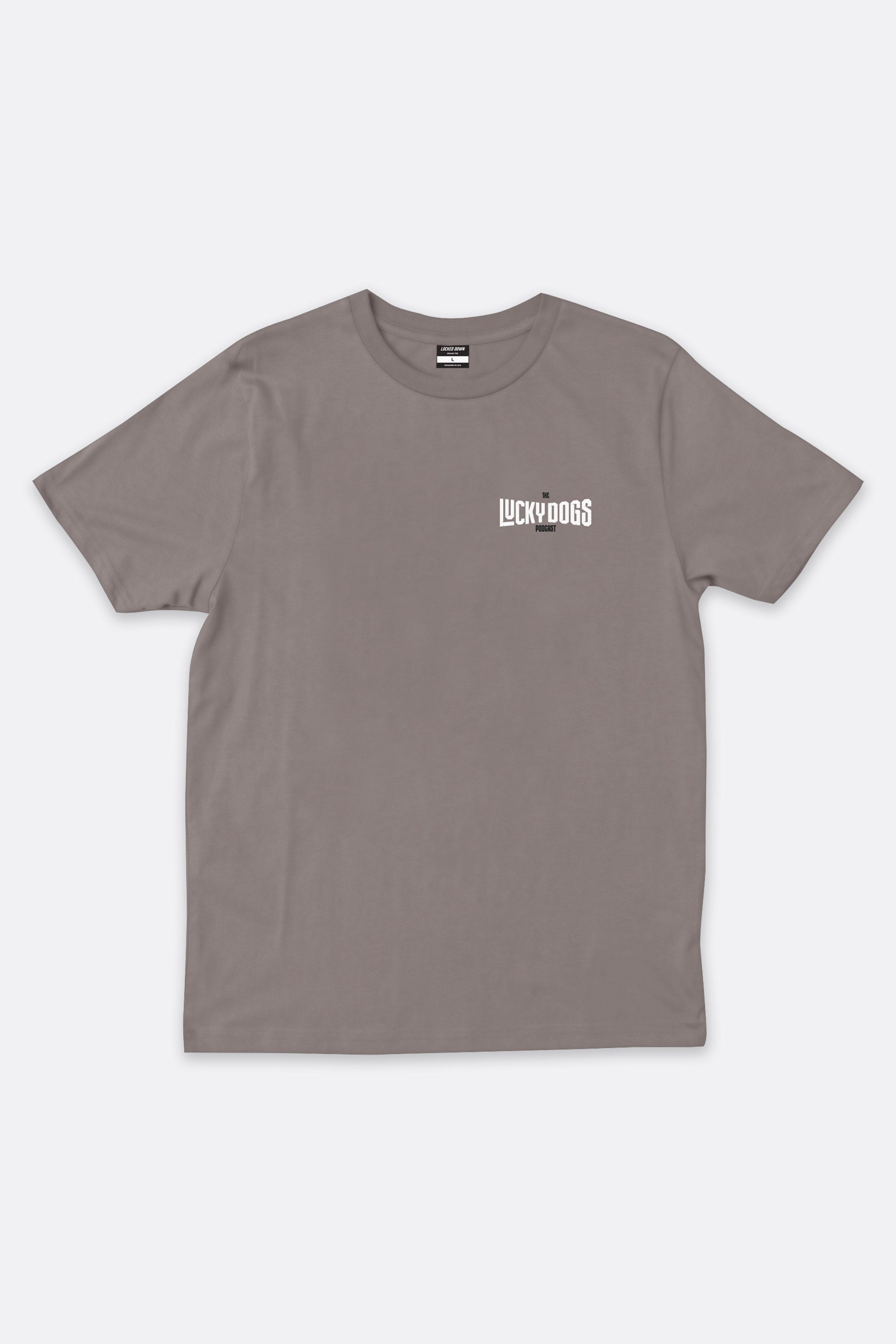 Locked Down Brands Premium Box Fit Lucky Dogs Collaboration Tee 