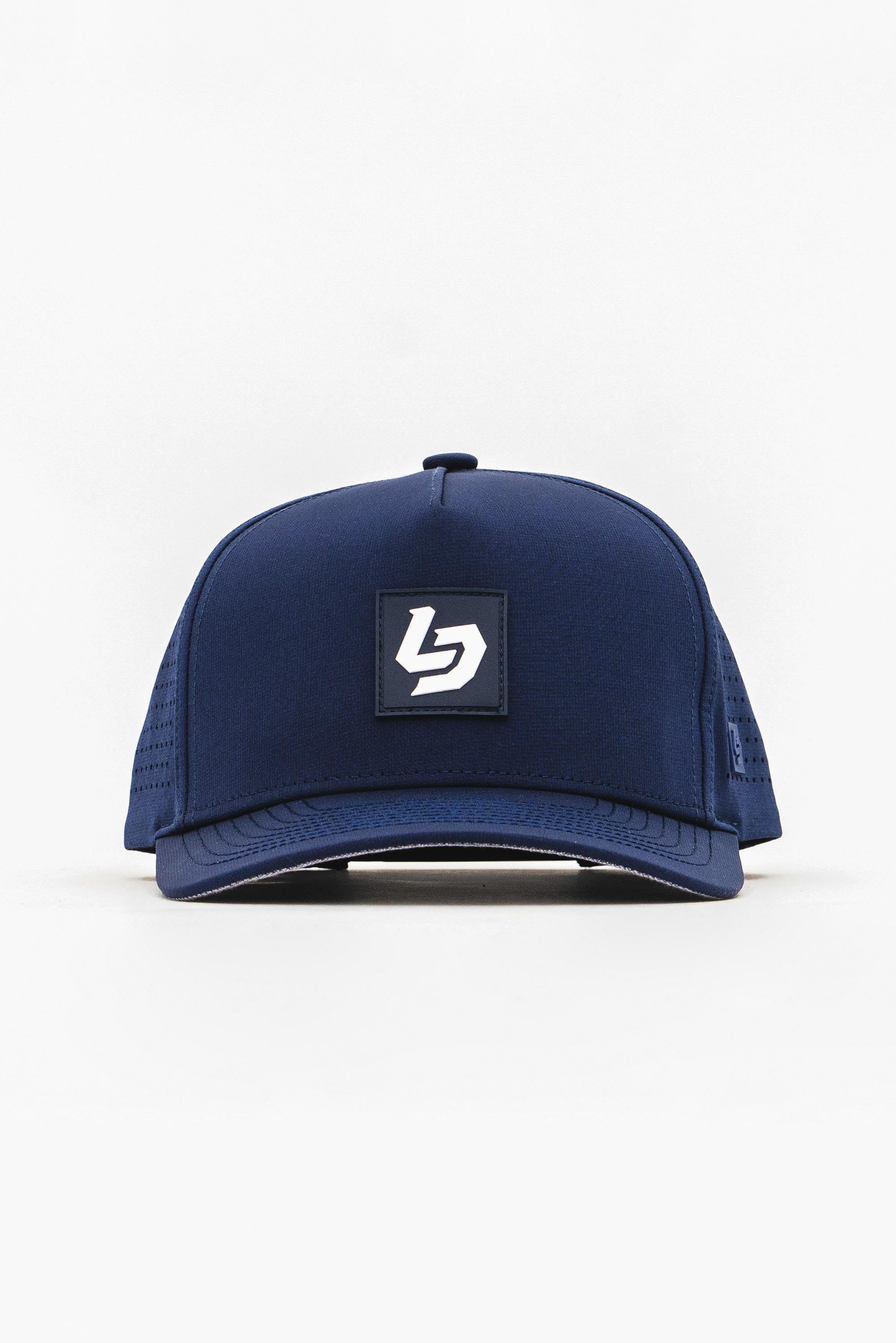 Locked Down Brands Premium Water Resistant ICON LD Snapback - Navy