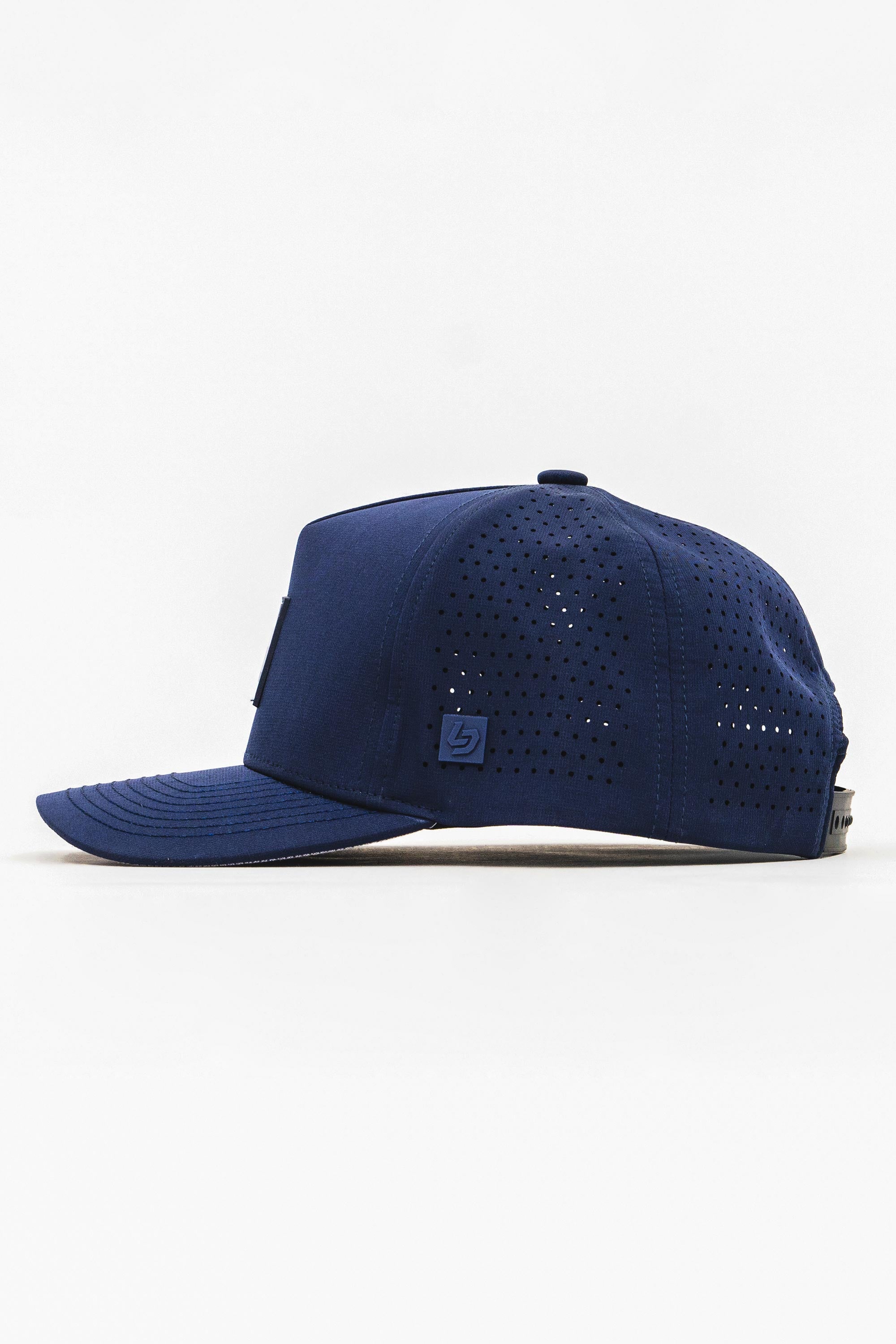 Locked Down Brands Premium Water Resistant ICON LD Snapback - Navy