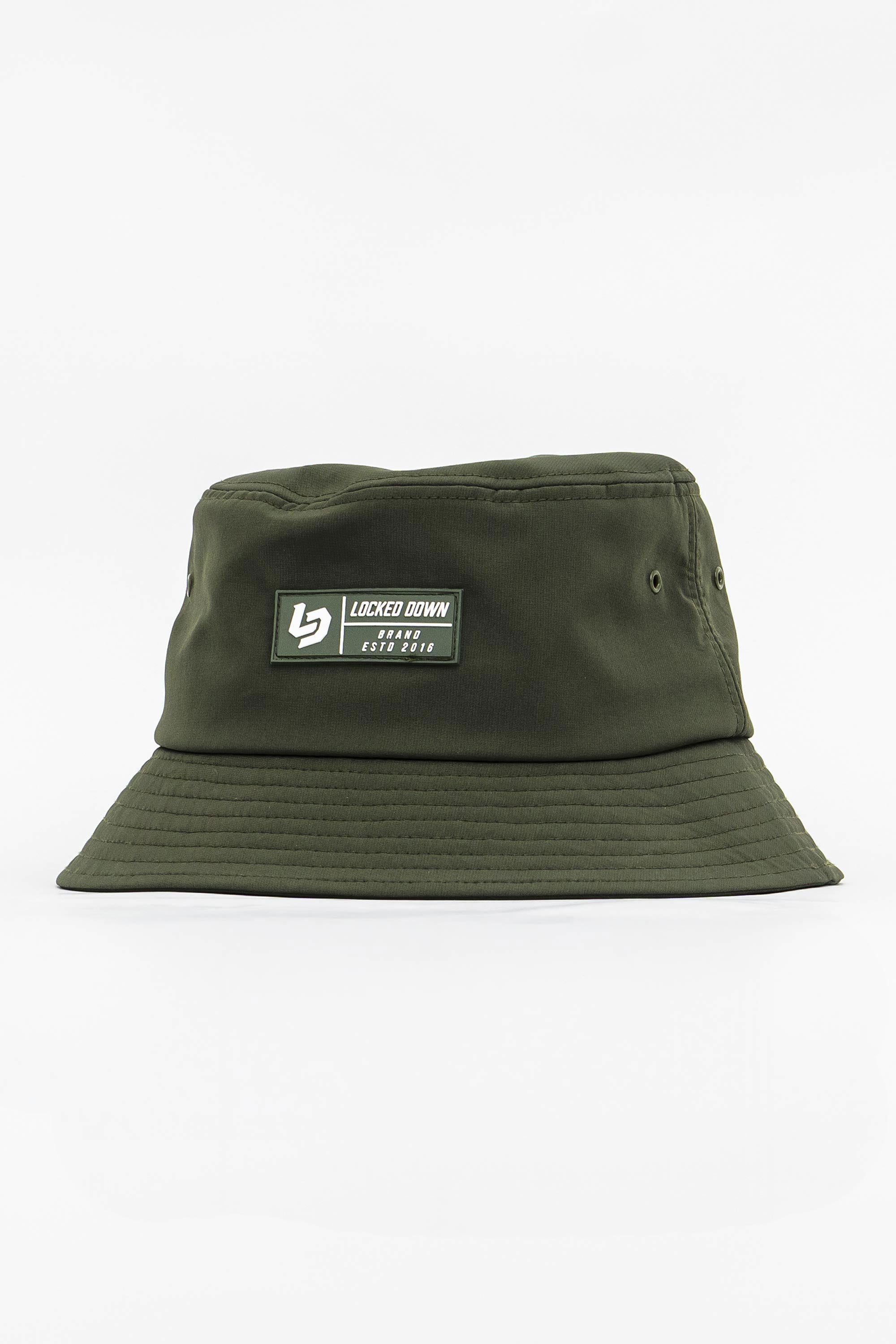 Locked Down Brands Premium Water Resistant Bucket Hat - Olive