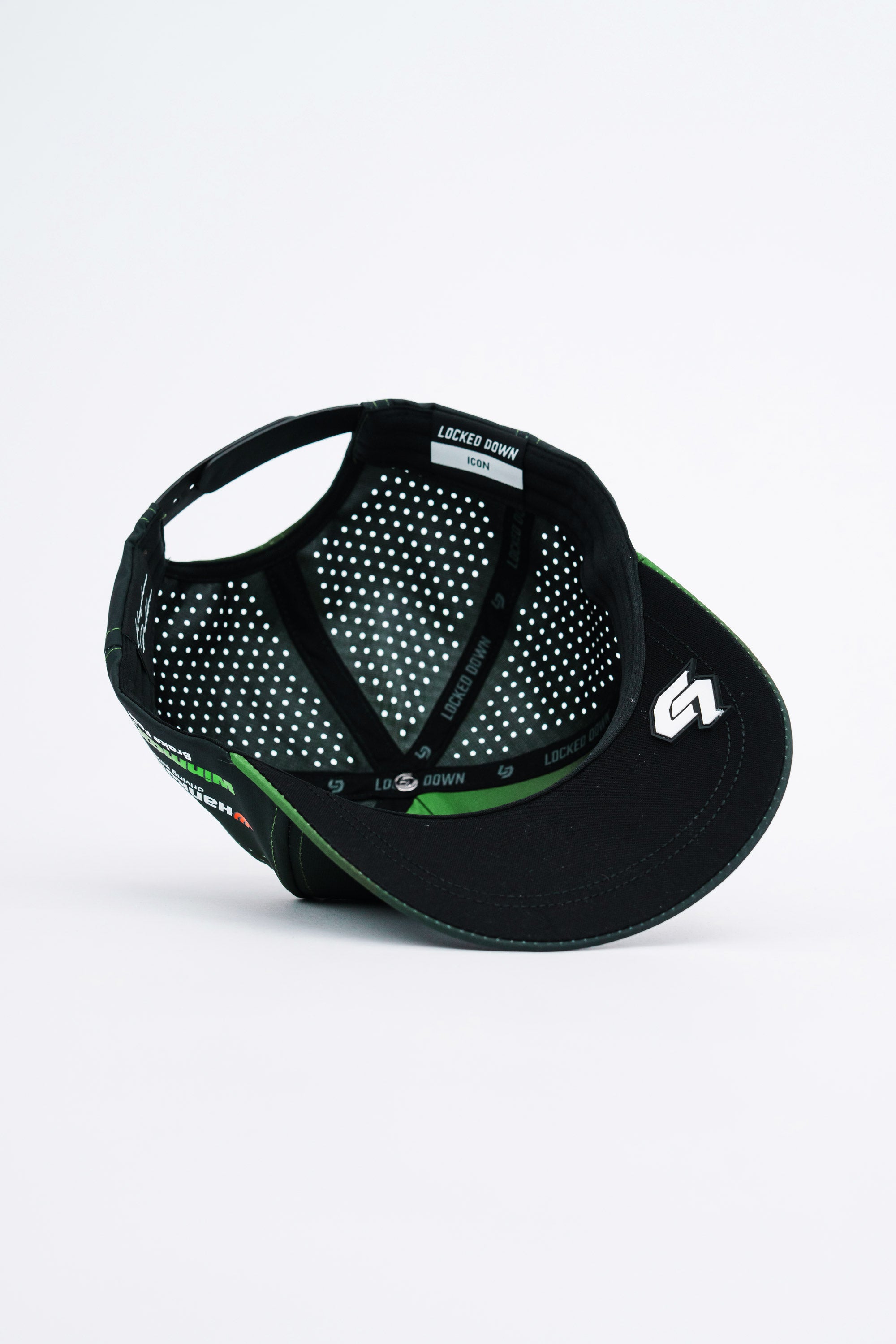Locked Down Brands Premium Water Resistant ICON Snapback in Collaboration with rally driver Hayden Paddon.