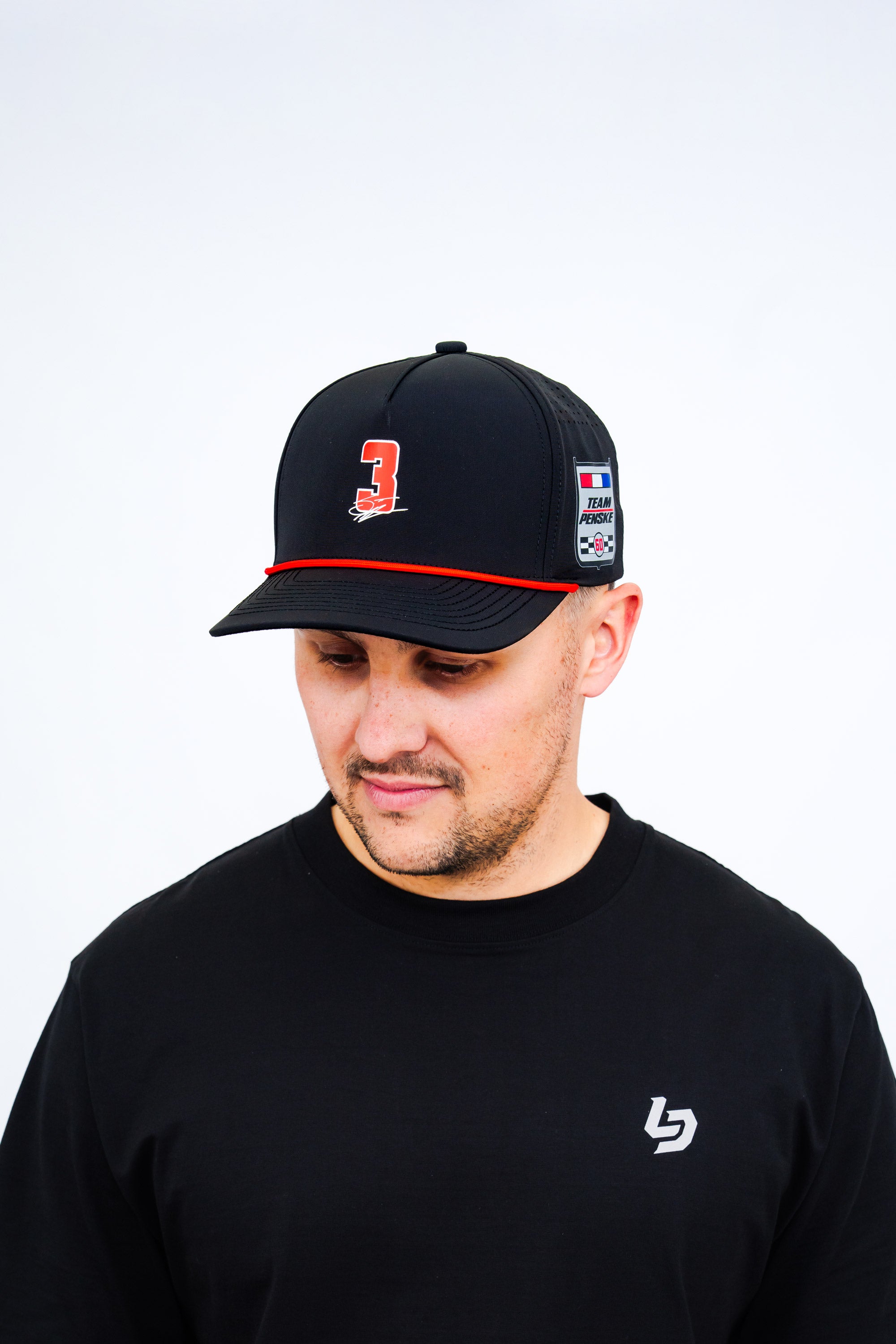 Locked Down Brands Premium Water Resistant ICON Snapback in Collaboration with INDY CAR's Scott McLaughlin at PENSKE.
