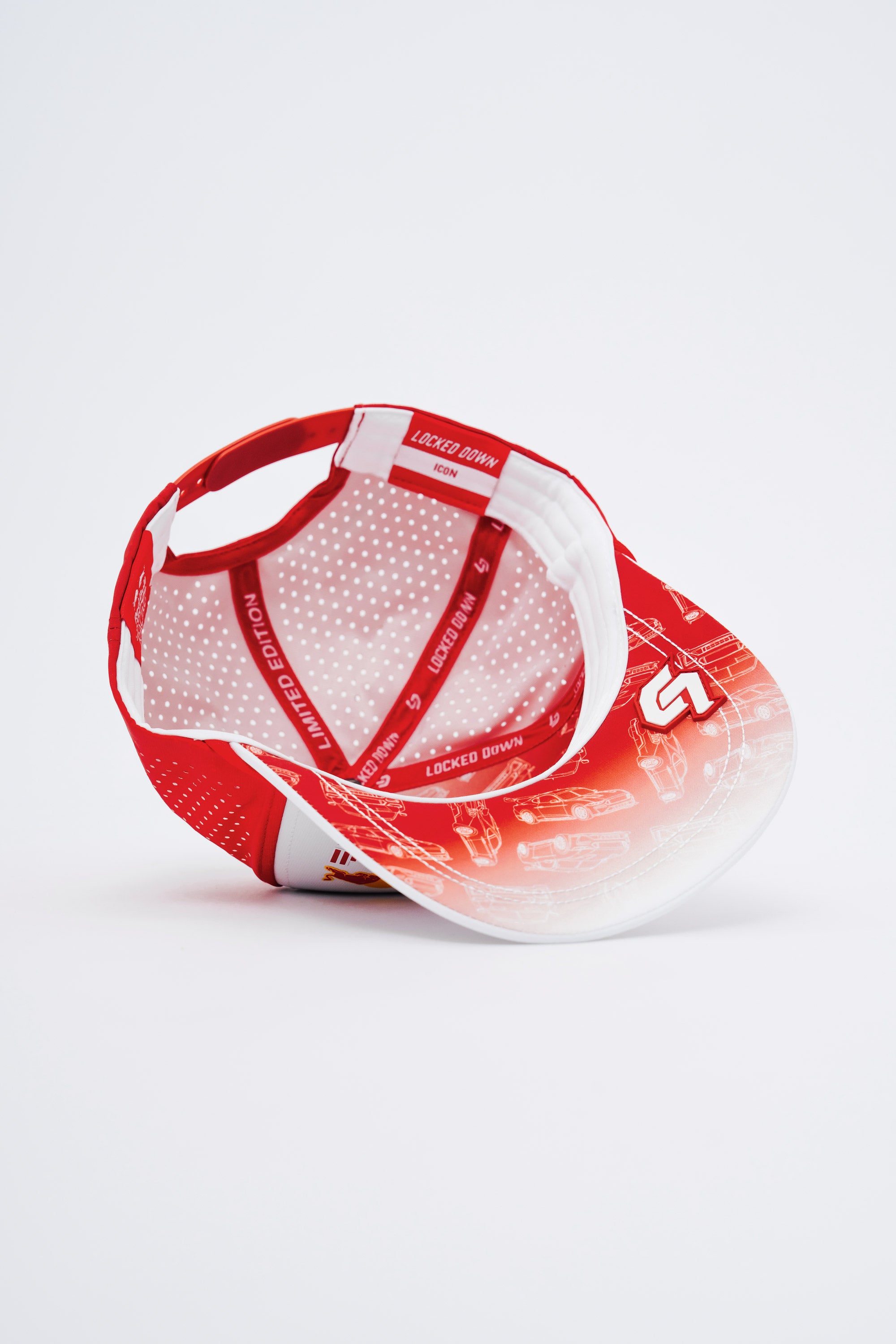 Locked Down Brands Premium Water Resistant ICON Snapback in Collaboration with Redbull Ampol Racing for 2026