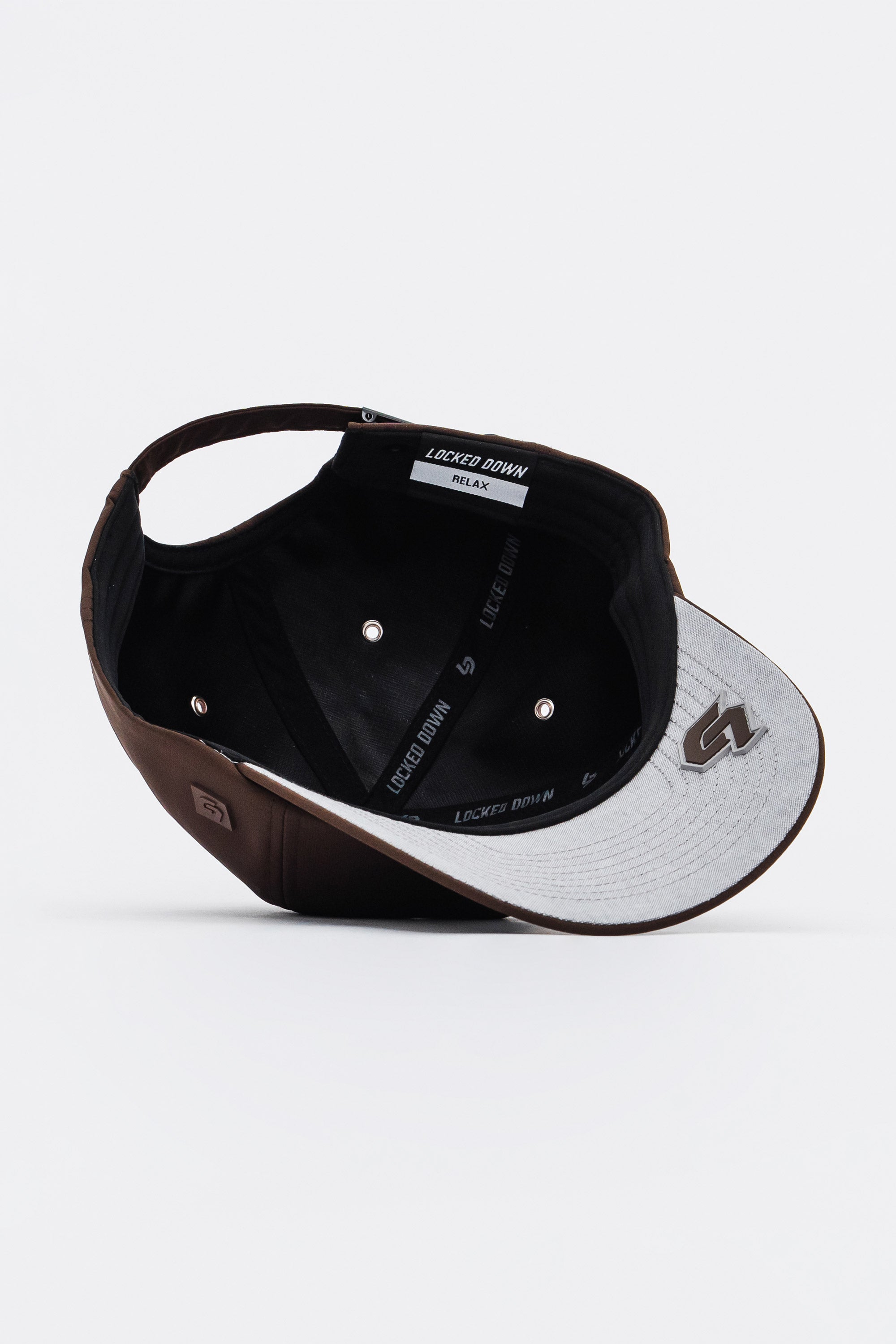 Locked Down Brands Premium Water Resistant RELAX Strapback - Coffee