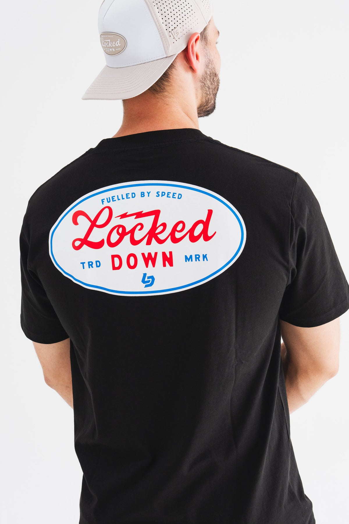 Locked Down Brands Premium Racer Tee - Black