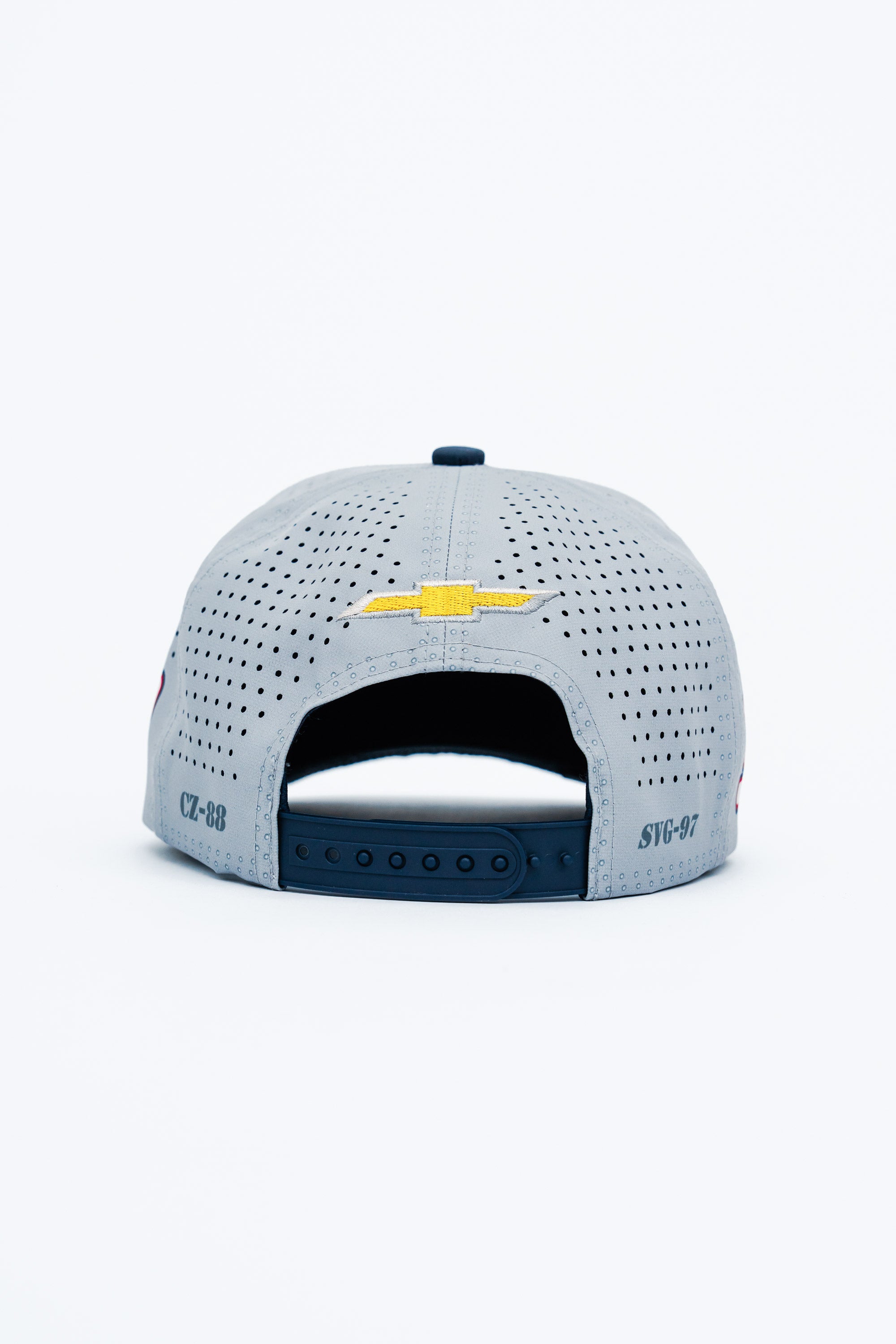 Locked Down Brands Premium Water Resistant ICON Snapback in Collaboration with Trackhouse Racing x Red Bull in NASCAR