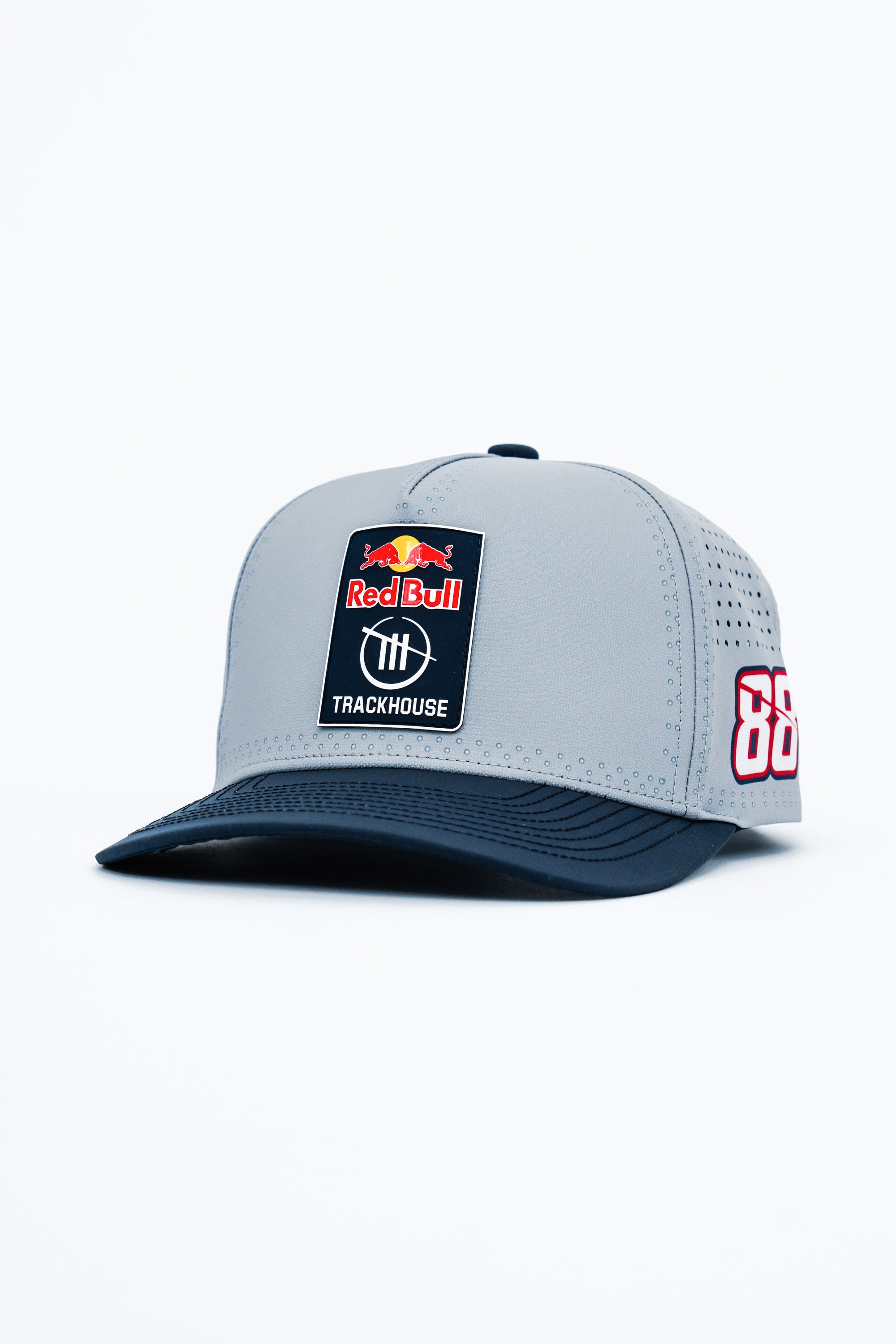 Locked Down Brands Premium Water Resistant ICON Snapback in Collaboration with Trackhouse Racing x Red Bull in NASCAR