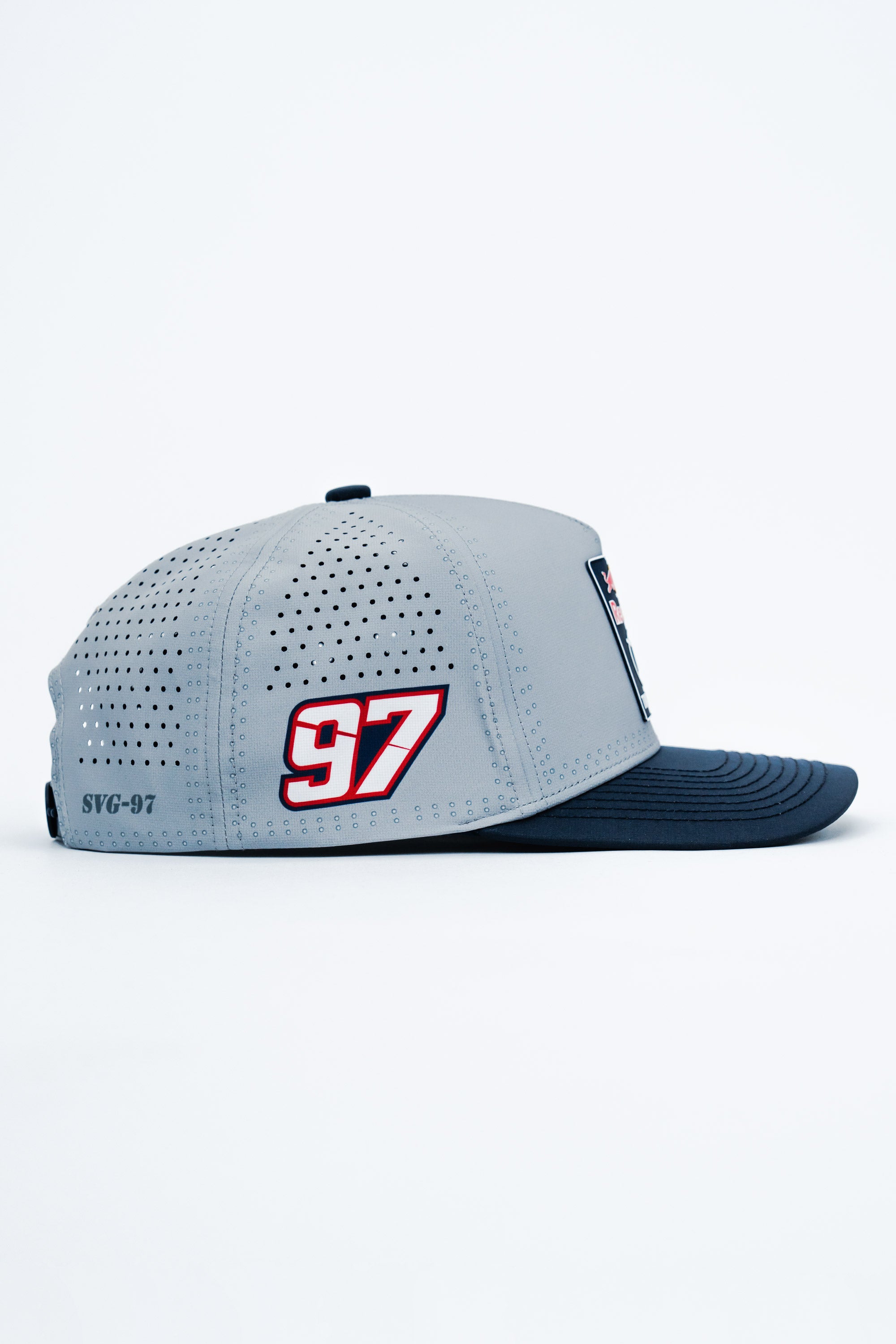 Locked Down Brands Premium Water Resistant ICON Snapback in Collaboration with Trackhouse Racing x Red Bull in NASCAR