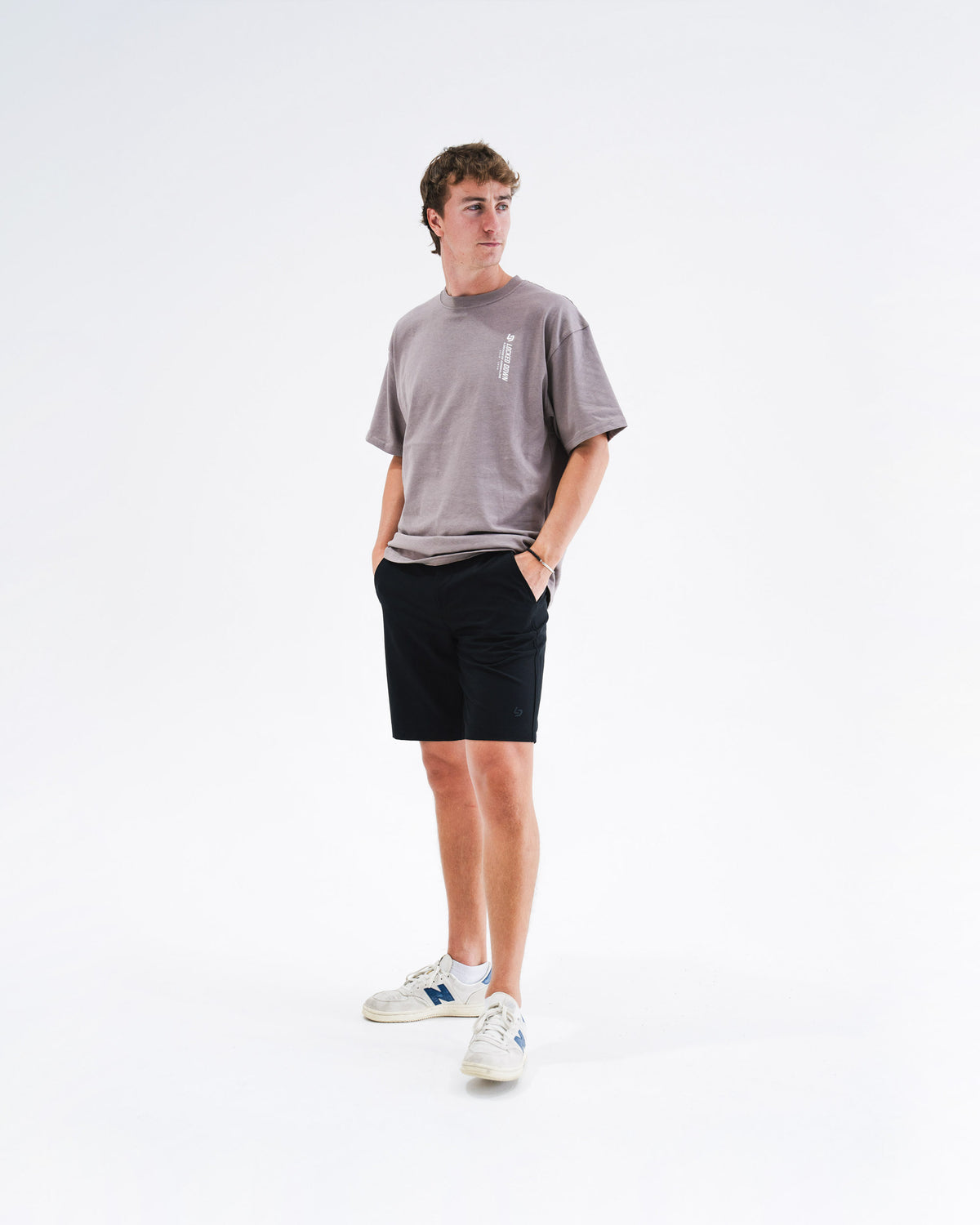 Locked Down Brands Premium Take On A Golf Short, The Rev Short - Black