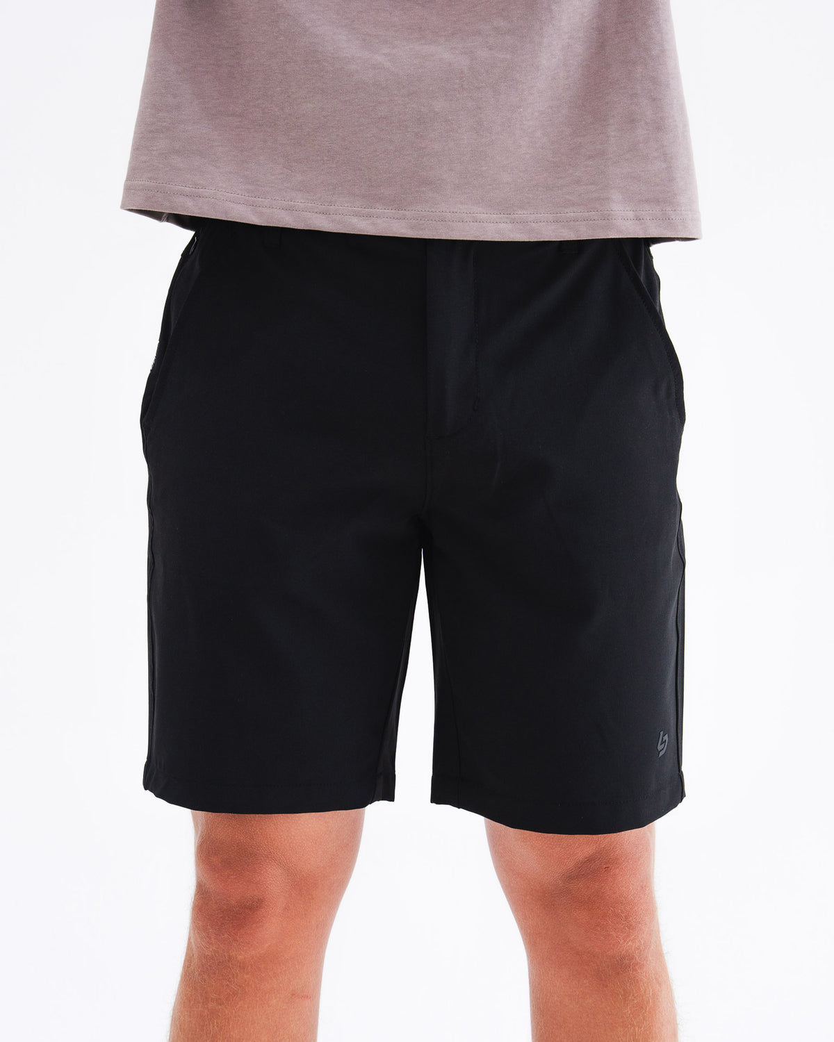 Locked Down Brands Premium Take On A Golf Short, The Rev Short - Black