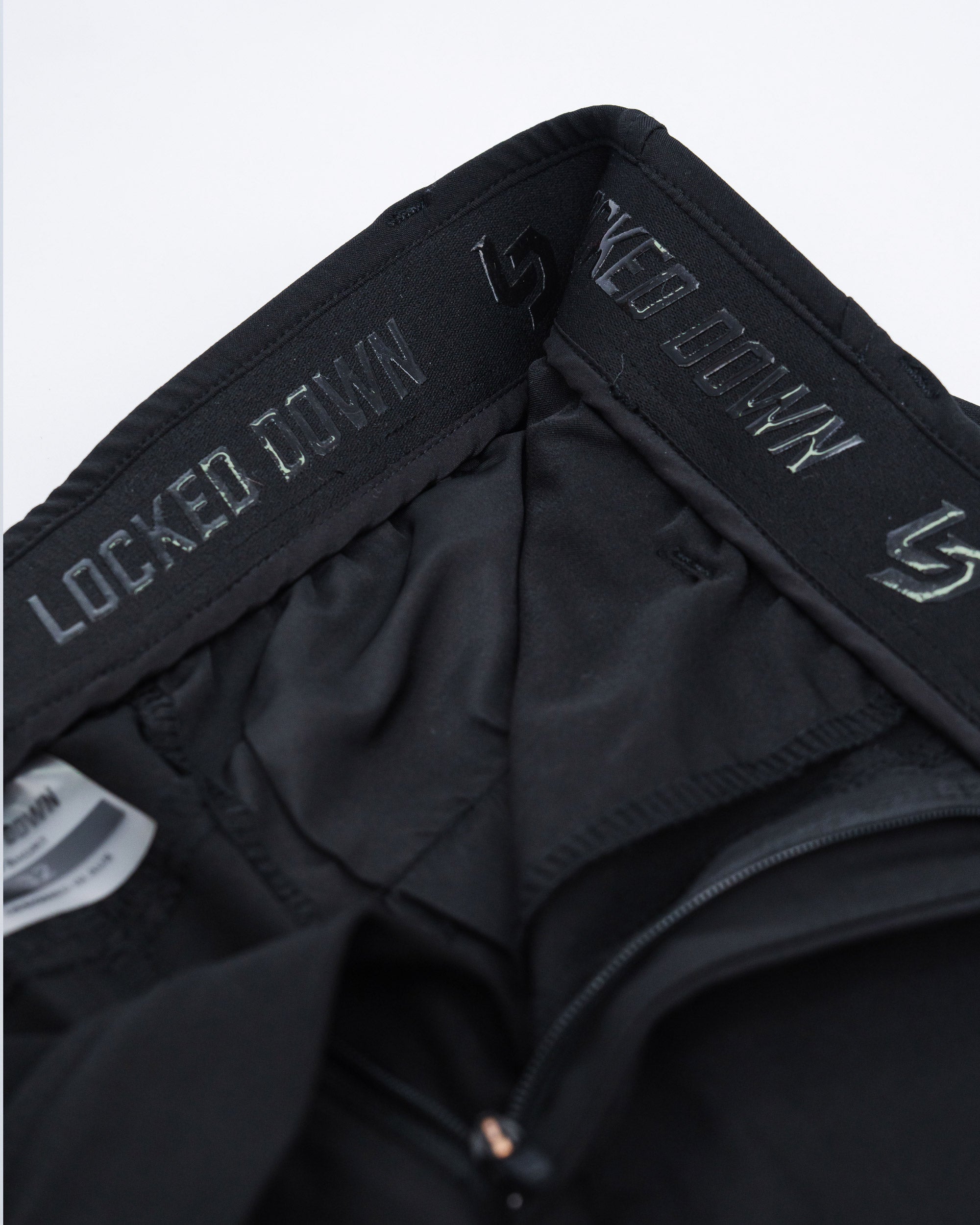 Locked Down Brands Premium Take On A Golf Short, The Rev Short - Black