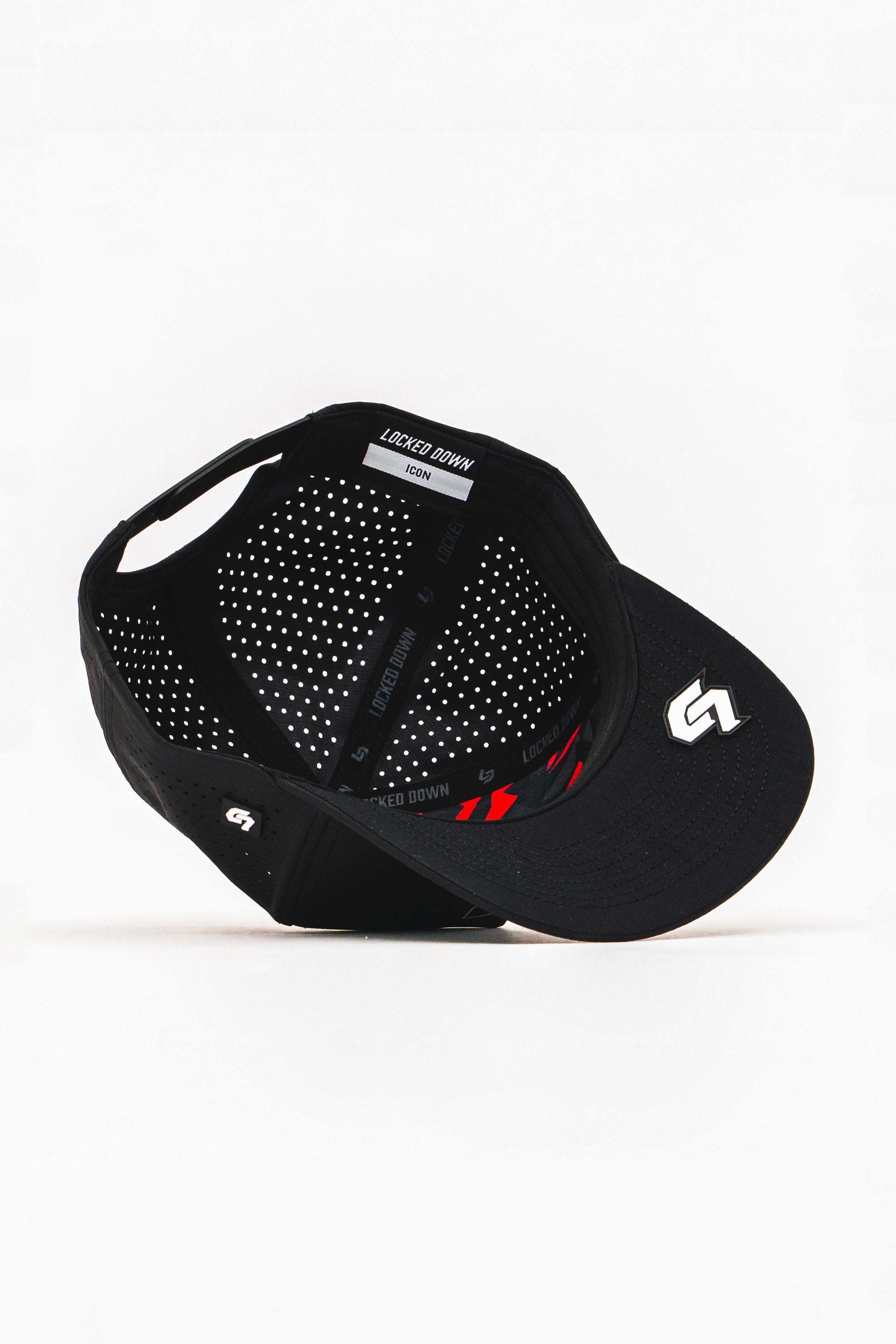 Locked Down Brands Premium Water Resistant ICON Snapback in Collaboration with Shane Van Gisbergen - Black