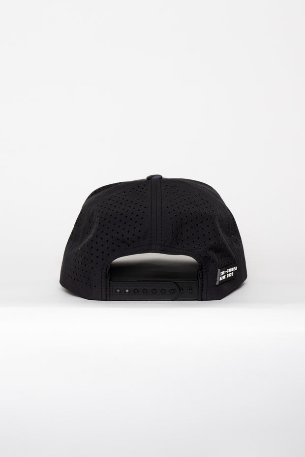 Locked Down Brands Premium water resistant ICON Snapback in Collaboration with Shane Van Gisbergen - Black | Back View