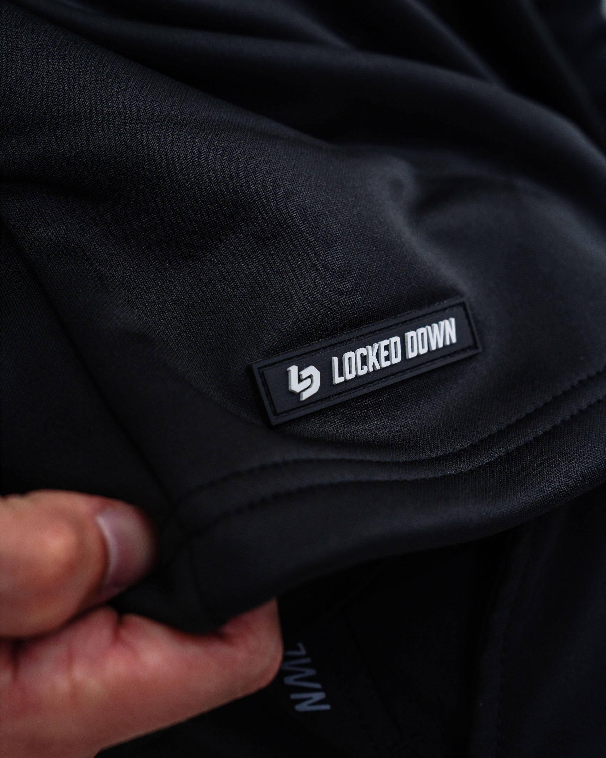 Locked Down Brands Premium Sprint 1/4 Zip Pullover - Black