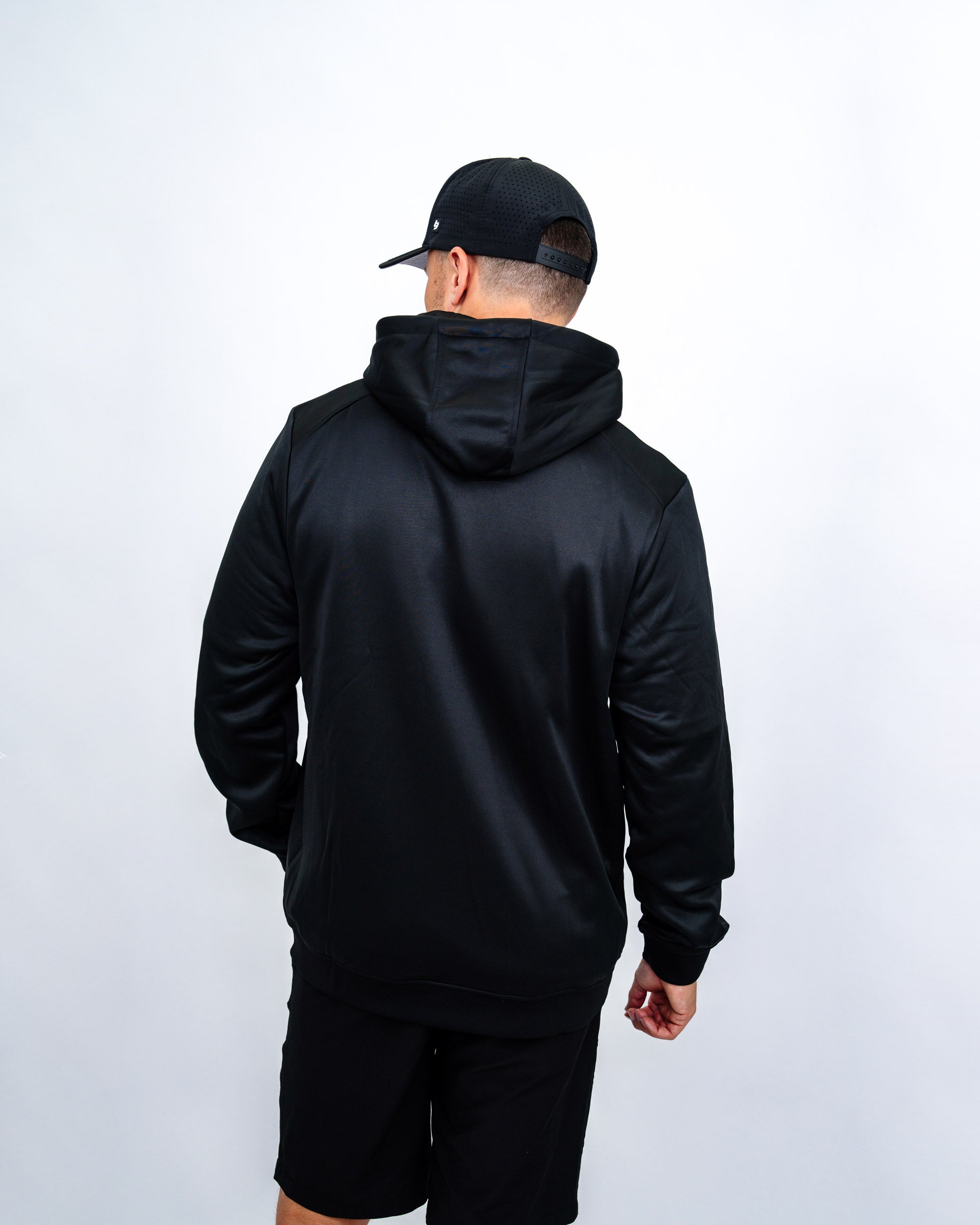 Locked Down Brands Premium Sprint Full Zip Hoodie Jacket - Black