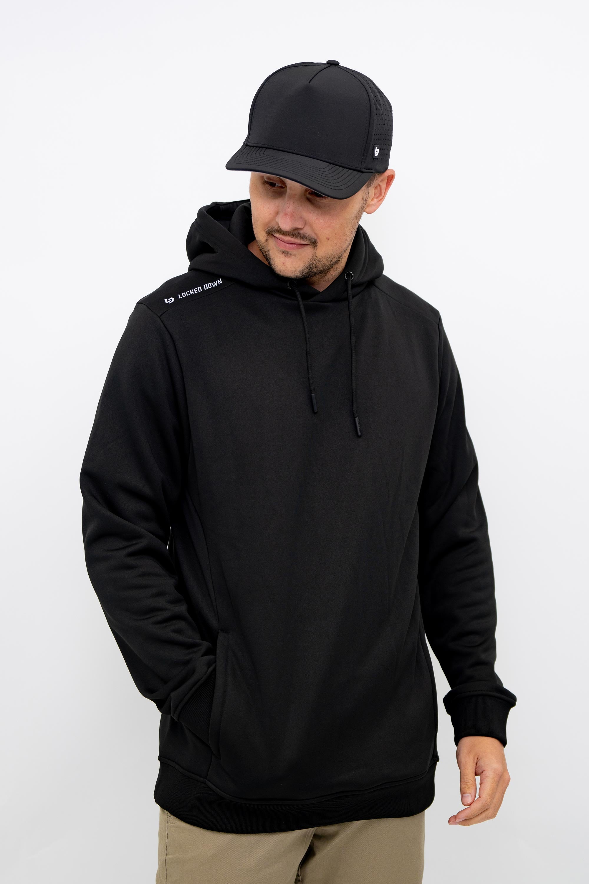 Locked Down Brands Premium Sportswear Sprint Hoodie - Black