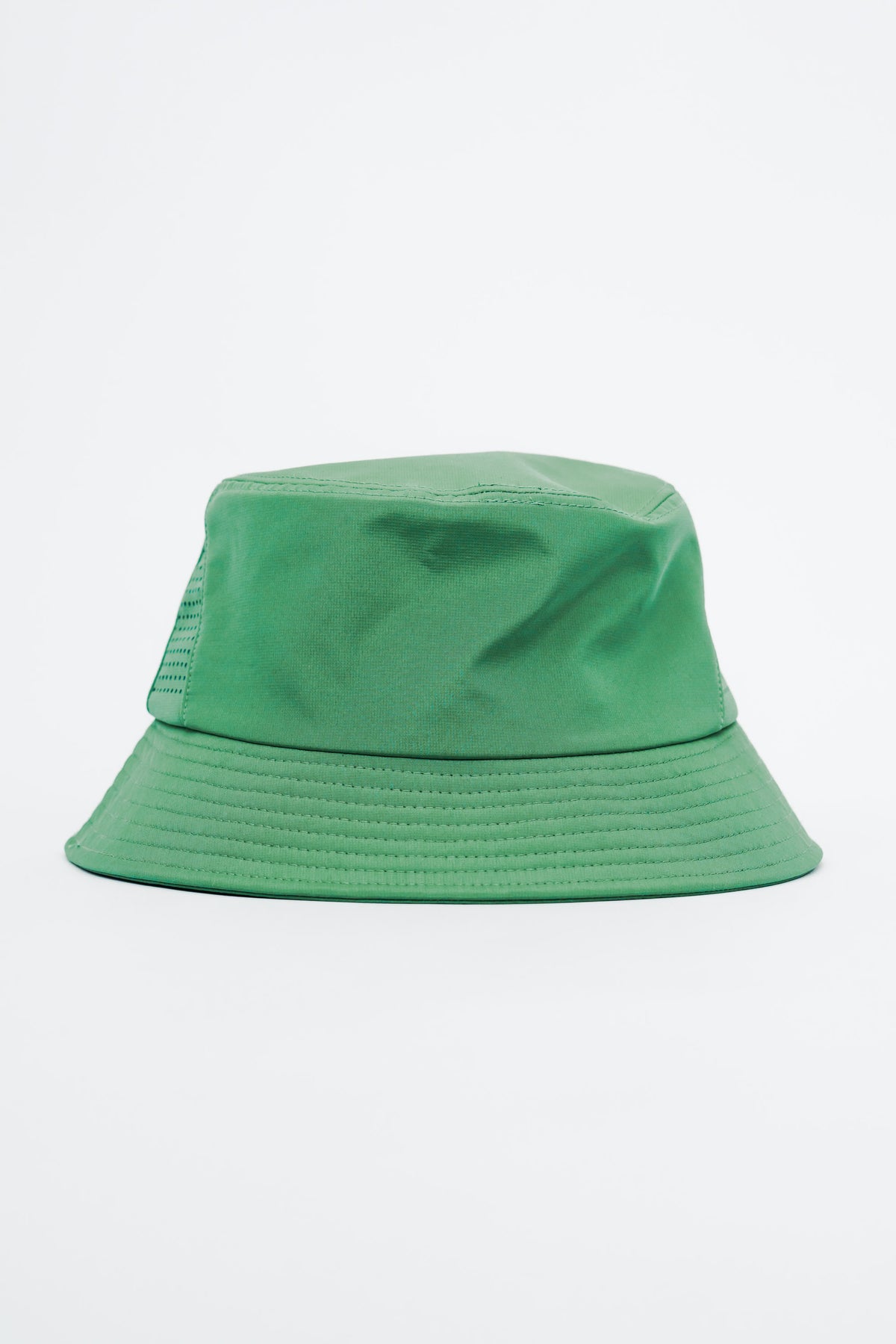 Locked Down Brands Premium Water Resistant Stamp Bucket Hat With Laser Holes - Green/Gold