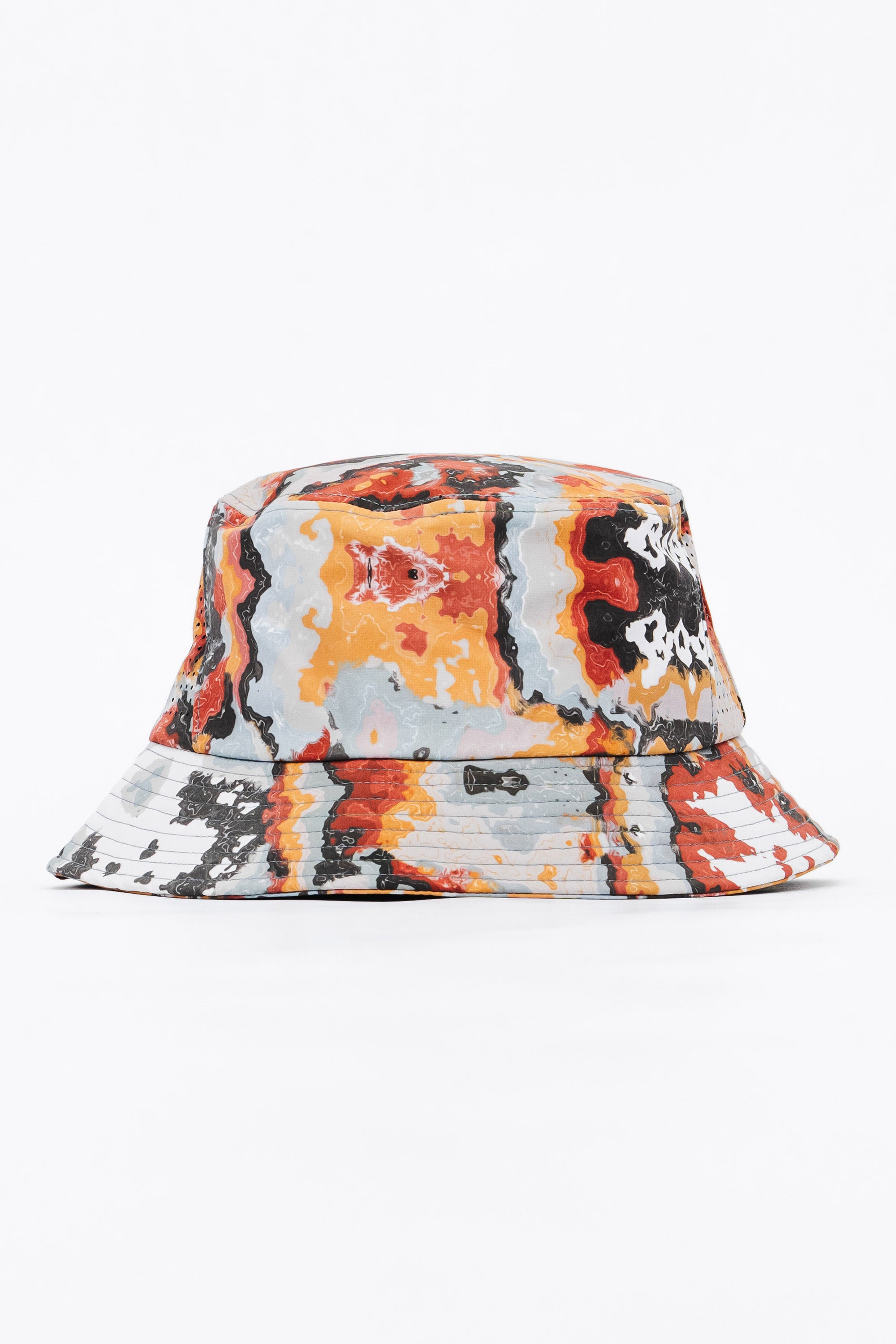 Locked Down Brands Premium Water Resistant LD LIMITED Stamp Bucket Hat With Laser Holes - Marble