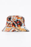 Locked Down Brands Premium Water Resistant LD LIMITED Stamp Bucket Hat With Laser Holes - Marble