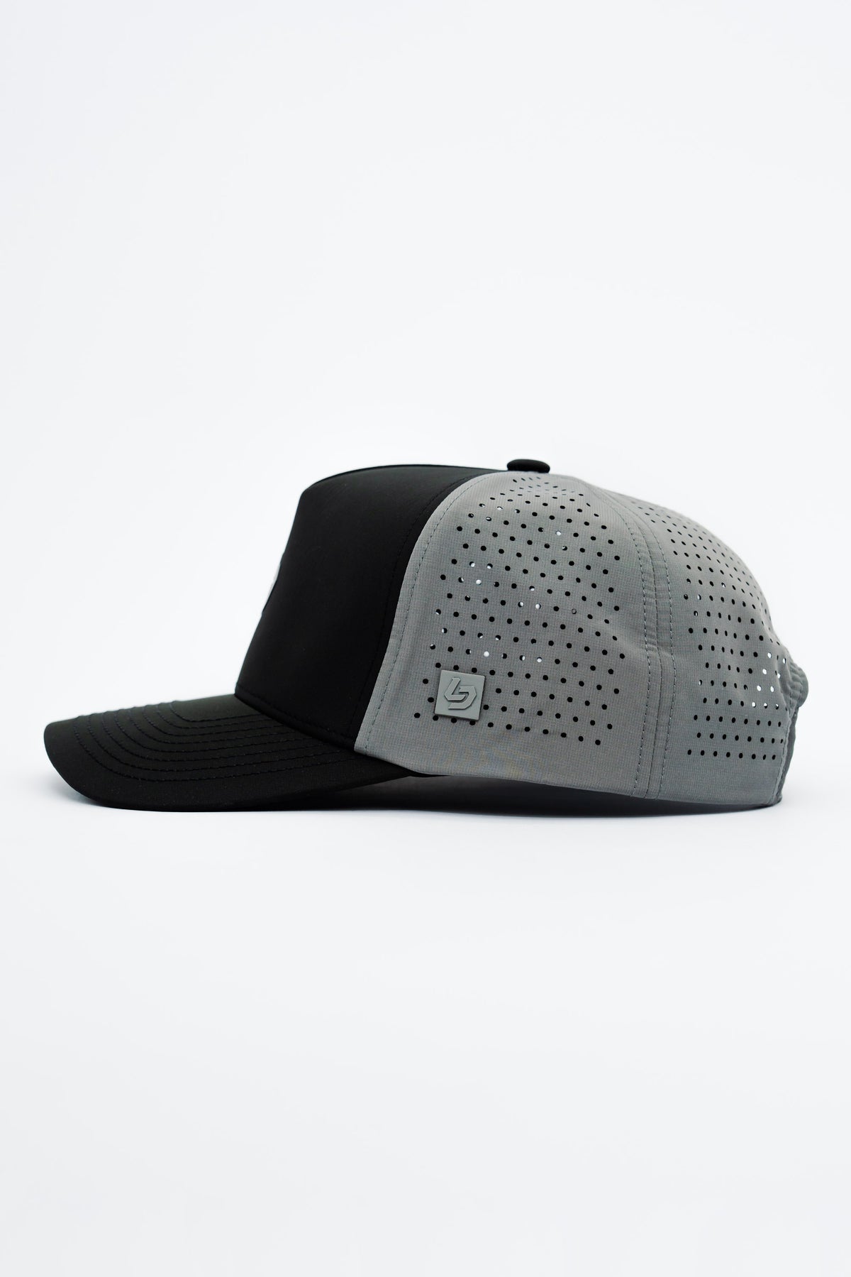 Locked Down Brands Premium Water Resistant Stamp ICON Snapback - Graphite / Black