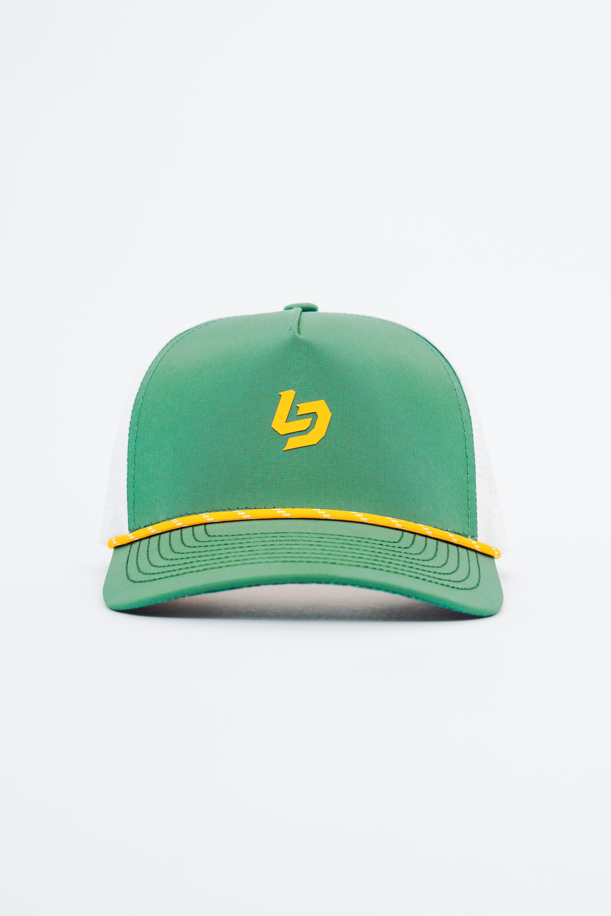Locked Down Brands Premium Water Resistant ICON Stamp Snapback - Green/Gold