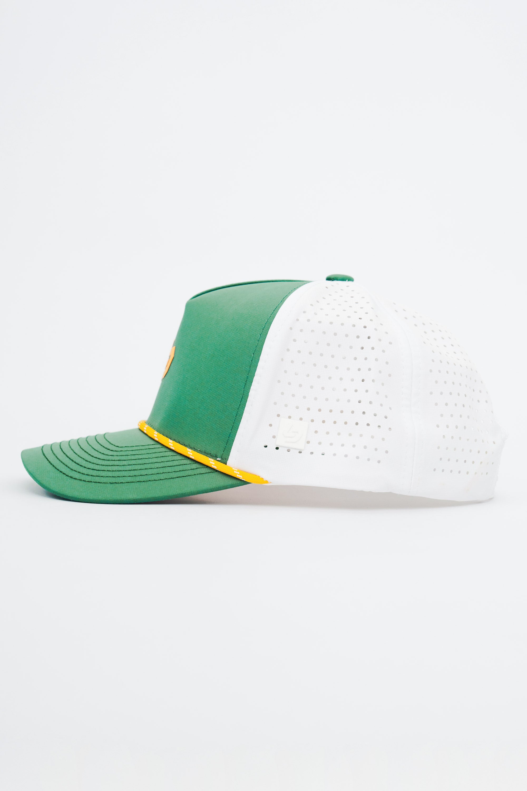 Locked Down Brands Premium Water Resistant ICON Stamp Snapback - Green/Gold