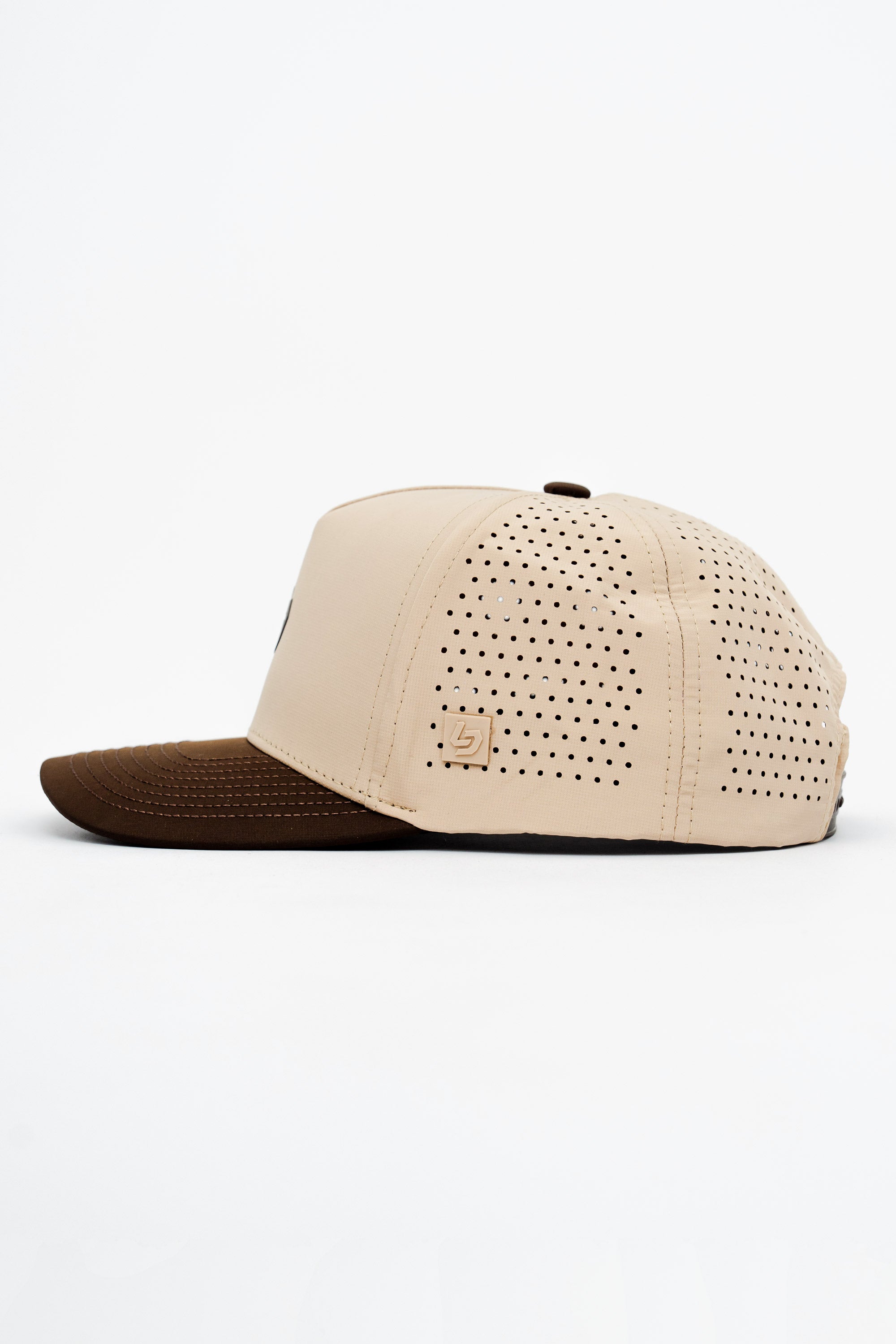 Locked Down Brands Premium Water Resistant Stamp ICON Snapback - Mocha