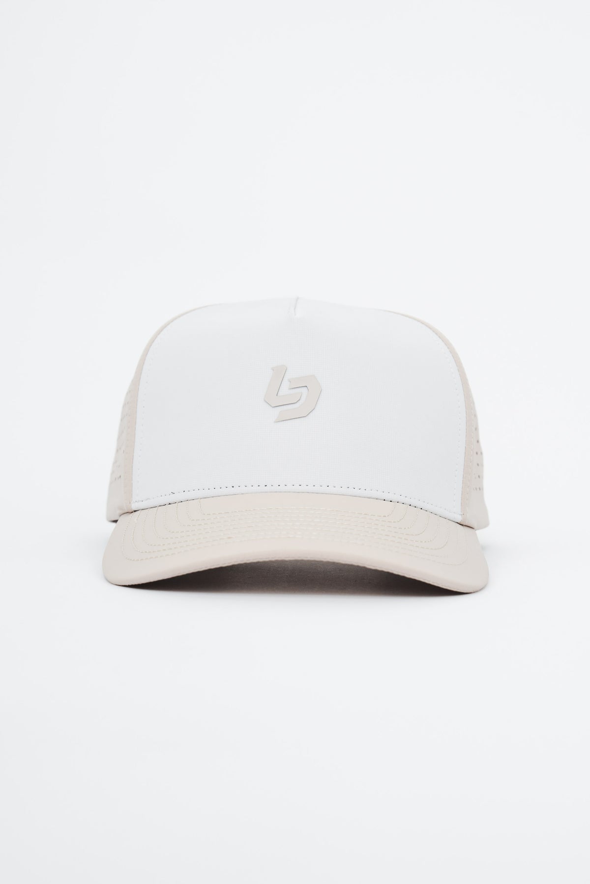 Locked Down Brands Premium Water Resistant Stamp ICON Snapback - Vanilla