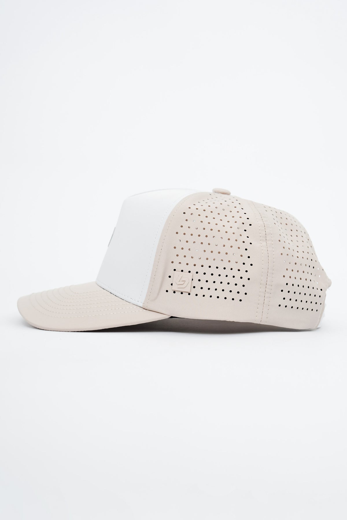 Locked Down Brands Premium Water Resistant Stamp ICON Snapback - Vanilla