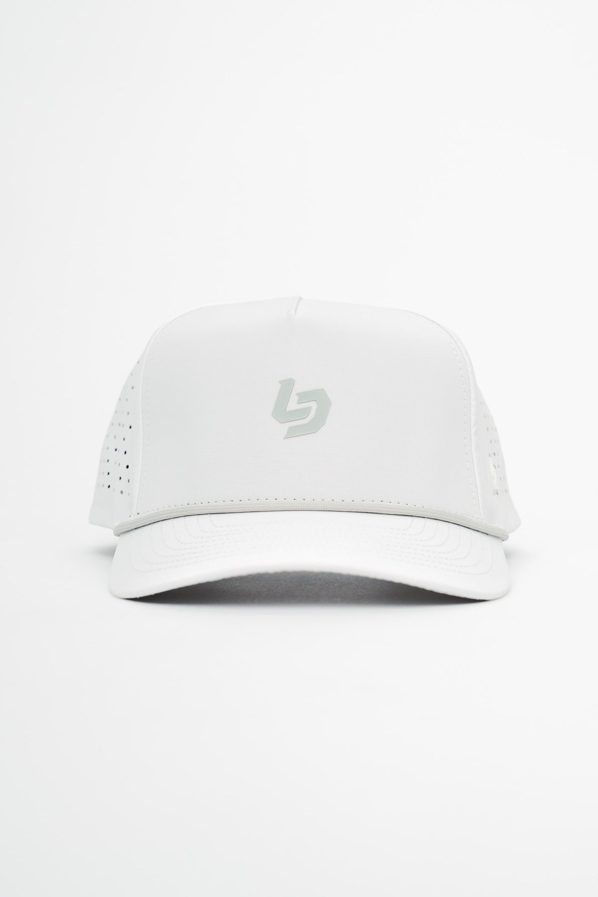 Locked Down Brands Premium Water Resistant Stamp ICON Snapback - Whitewash