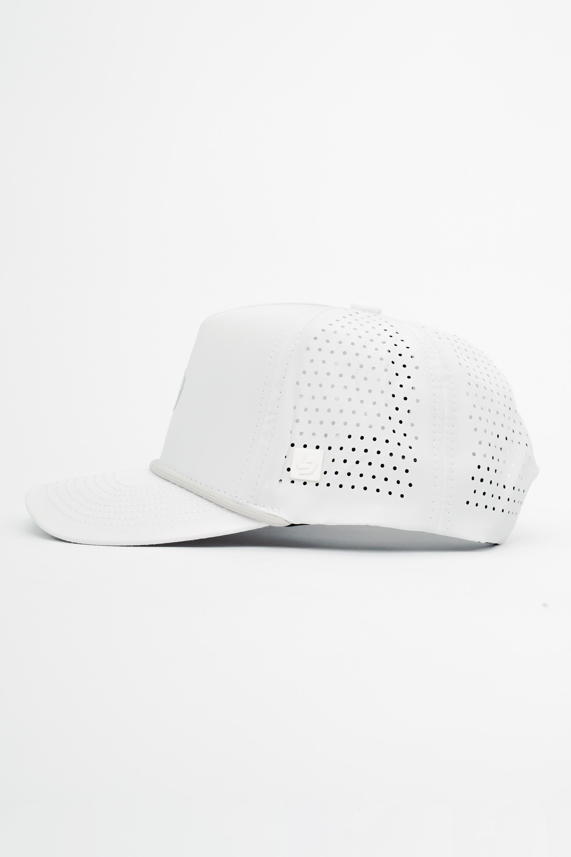 Locked Down Brands Premium Water Resistant Stamp ICON Snapback - Whitewash