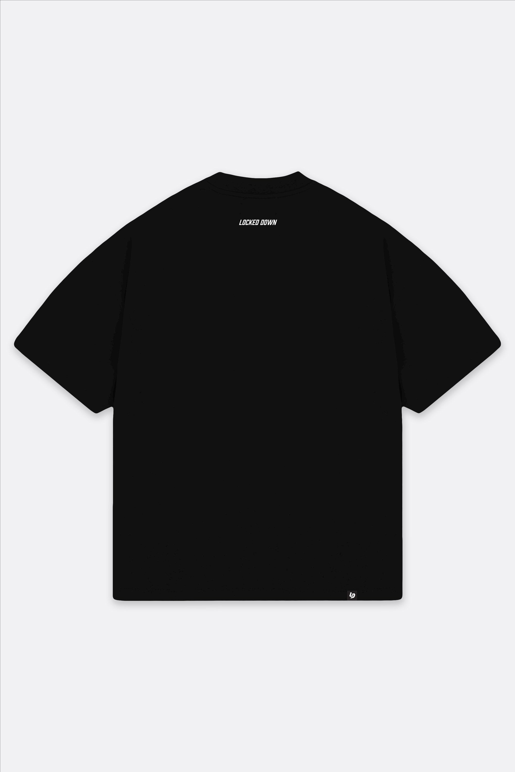Locked Down Brands Premium Oversized Stamp Tee - Black