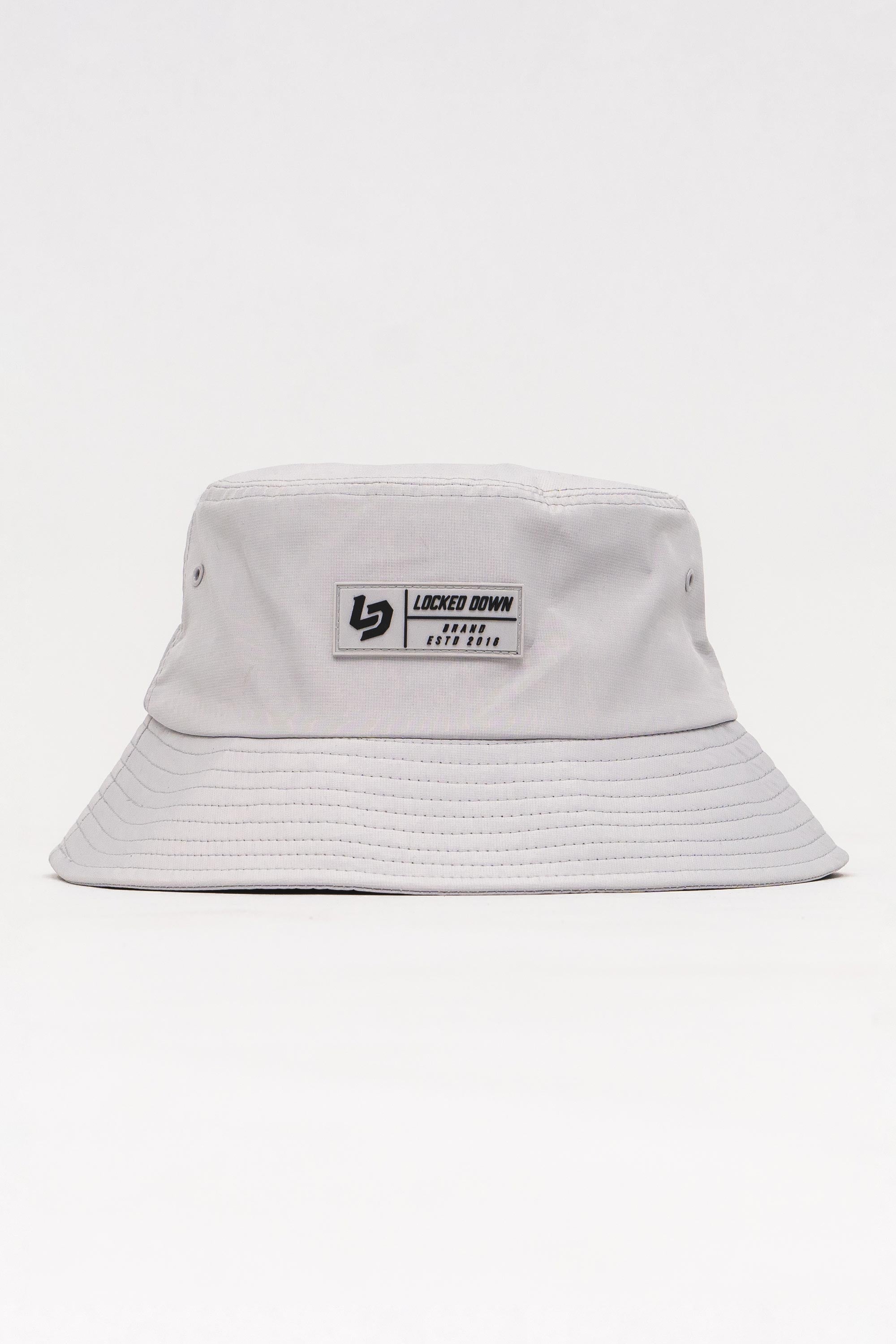 Locked Down Brands Premium Water Resistant Bucket Hat - Stone Grey