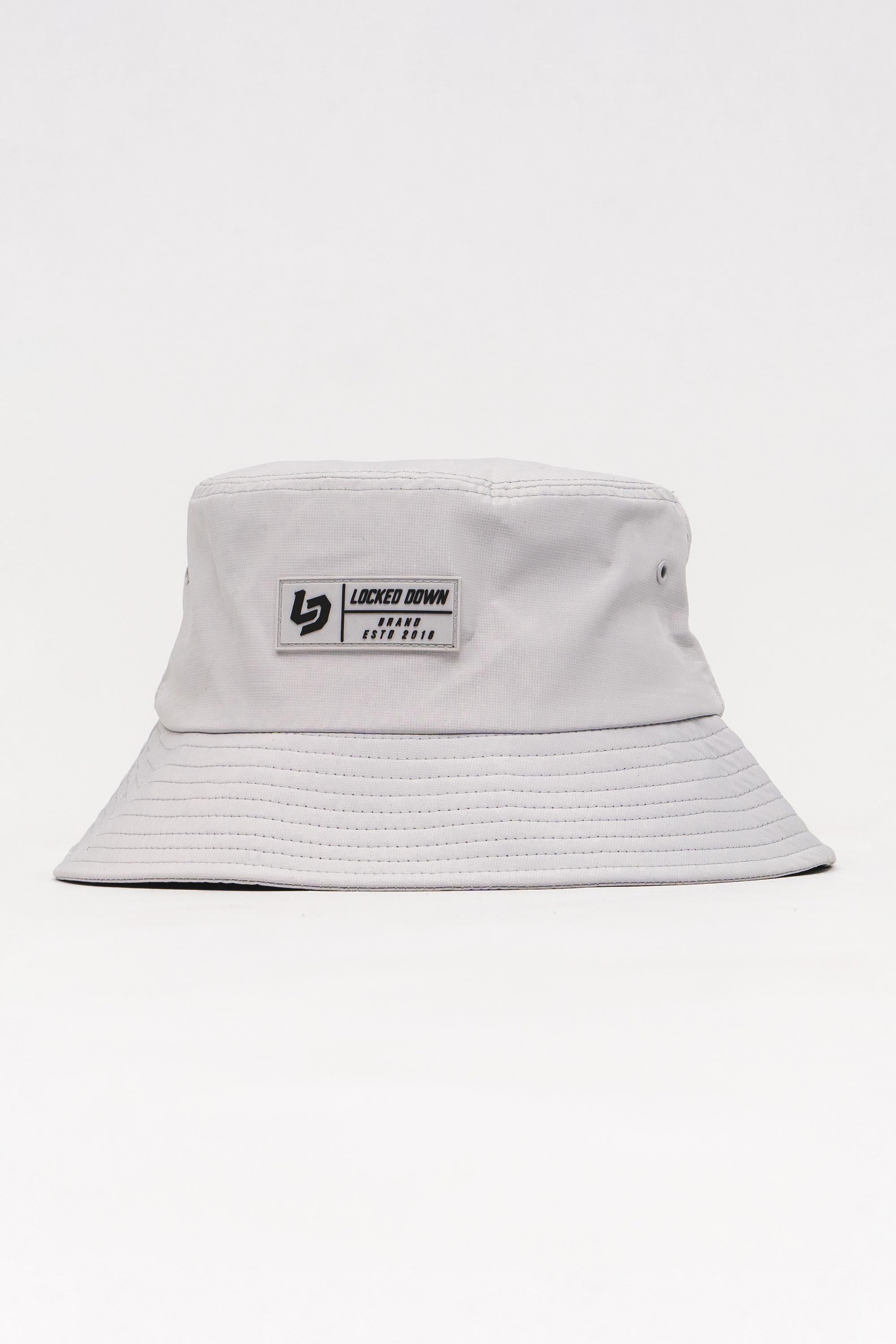 Locked Down Brands Premium Water Resistant Bucket Hat - Stone Grey