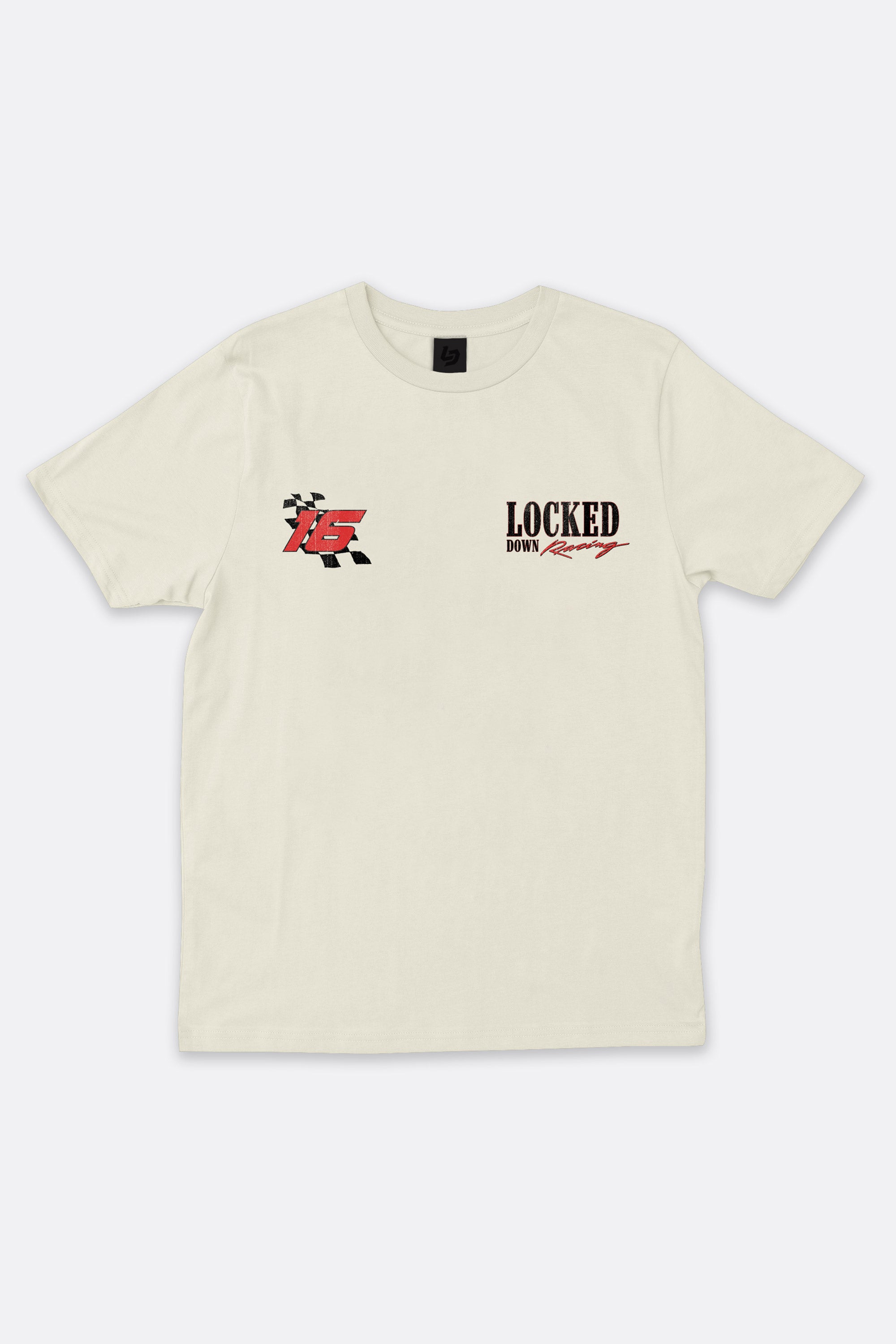 Locked Down Brands Premium Box Fit Streets Tee - Off White