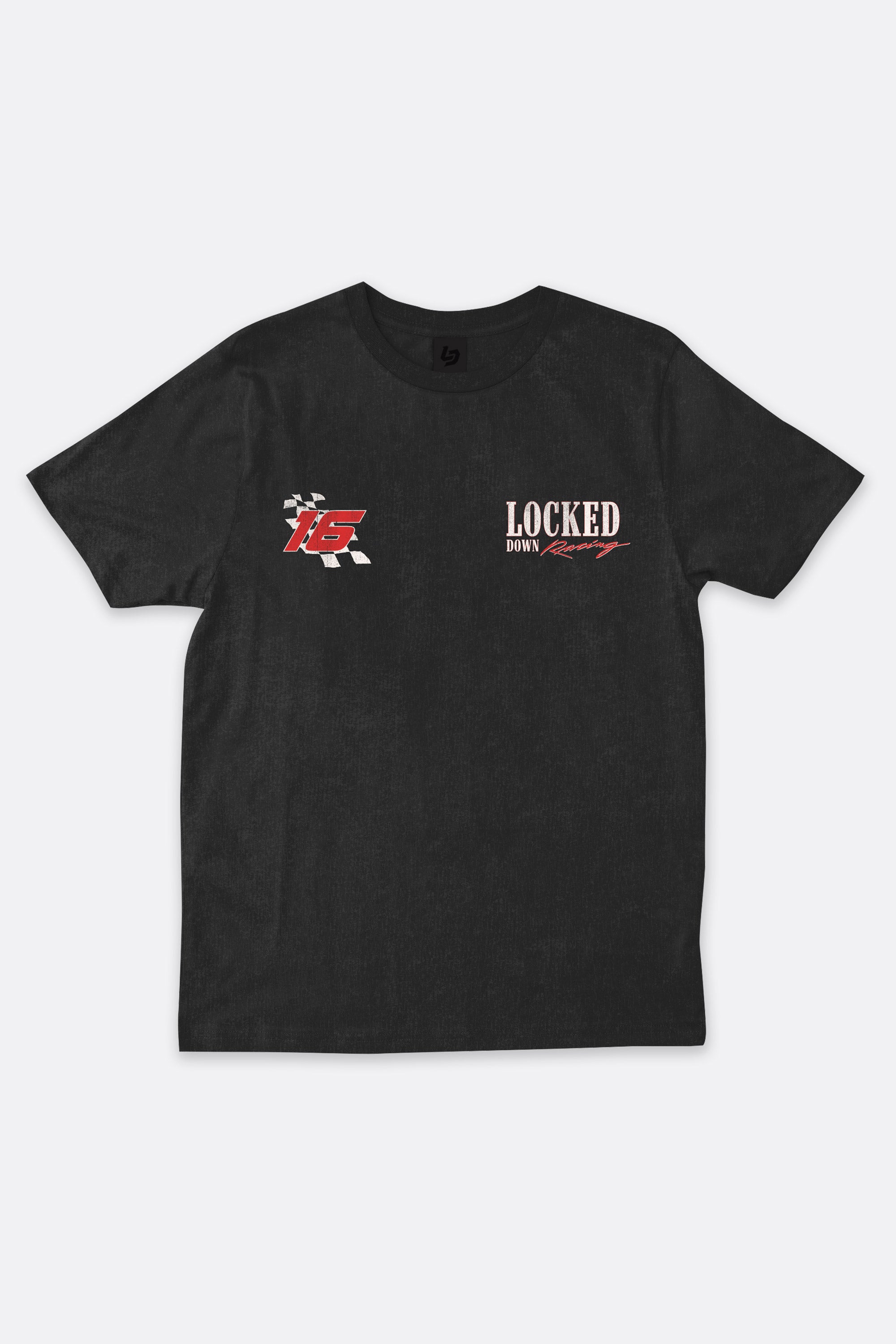 Locked Down Brands Premium Box Fit Streets Tee - Washed Black