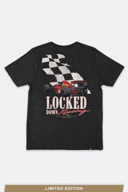 Locked Down Brands Premium Box Fit Streets Tee - Washed Black