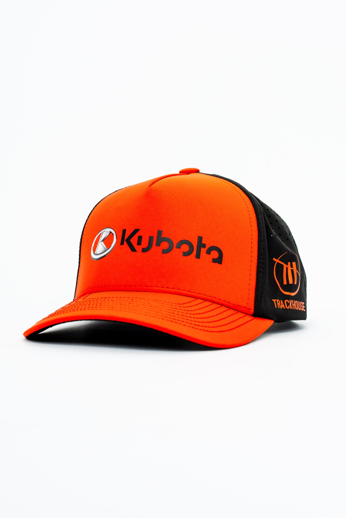 Locked Down Brands Premium Water Resistant ICON Snapback in Collaboration with Kubota and Trackhouse Racing in NASCAR